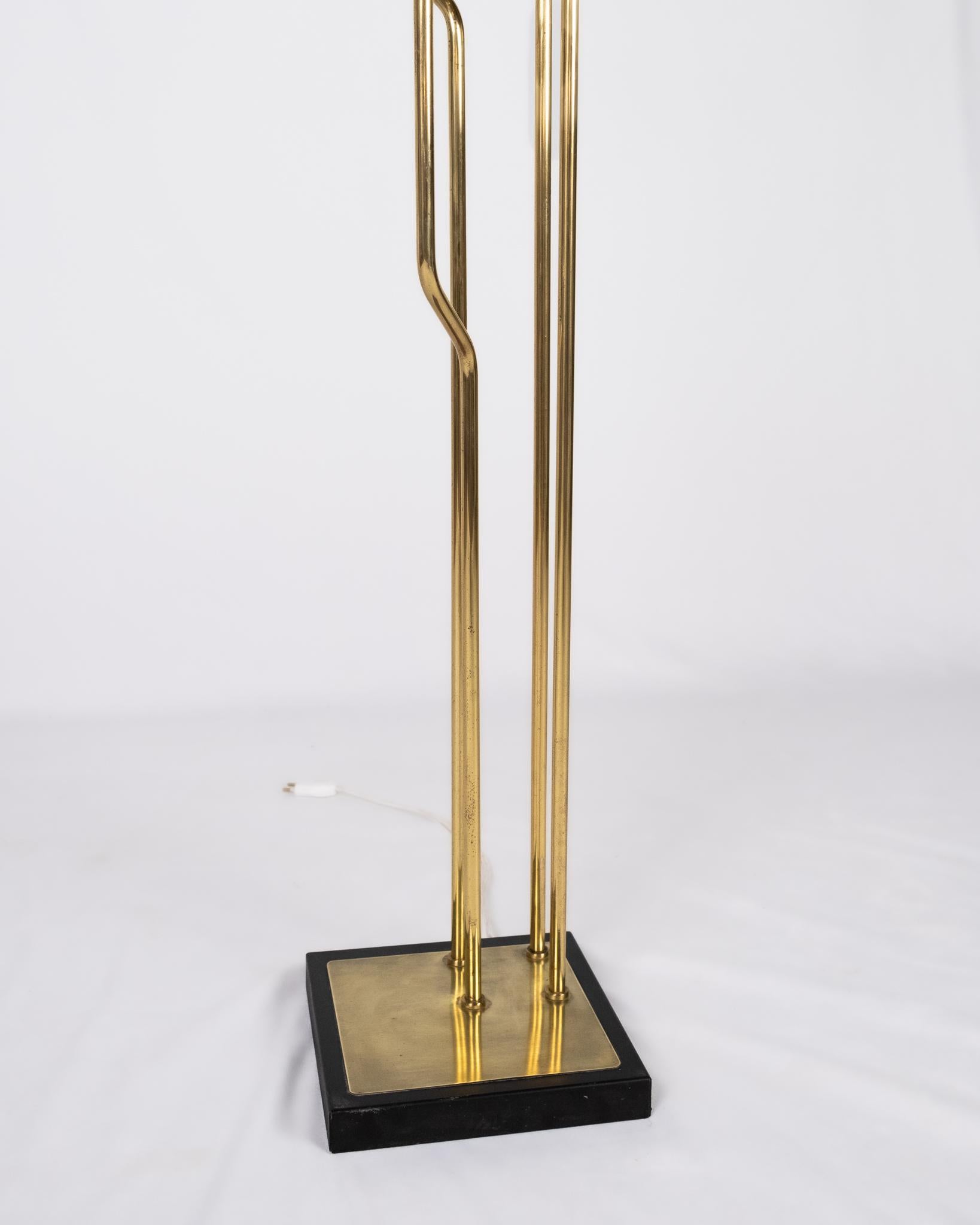 Lámpara de pie modular de latón de Goffredo Reggiani, Italia, años 70 en venta 3