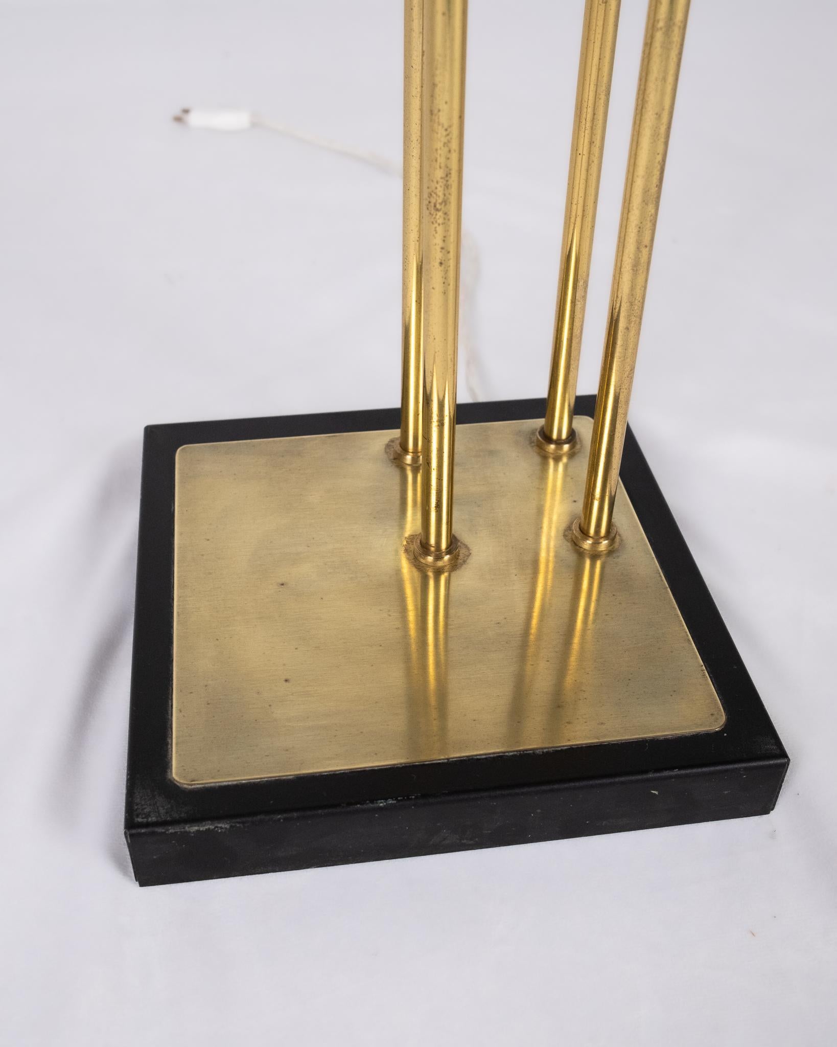 Lámpara de pie modular de latón de Goffredo Reggiani, Italia, años 70 en venta 4