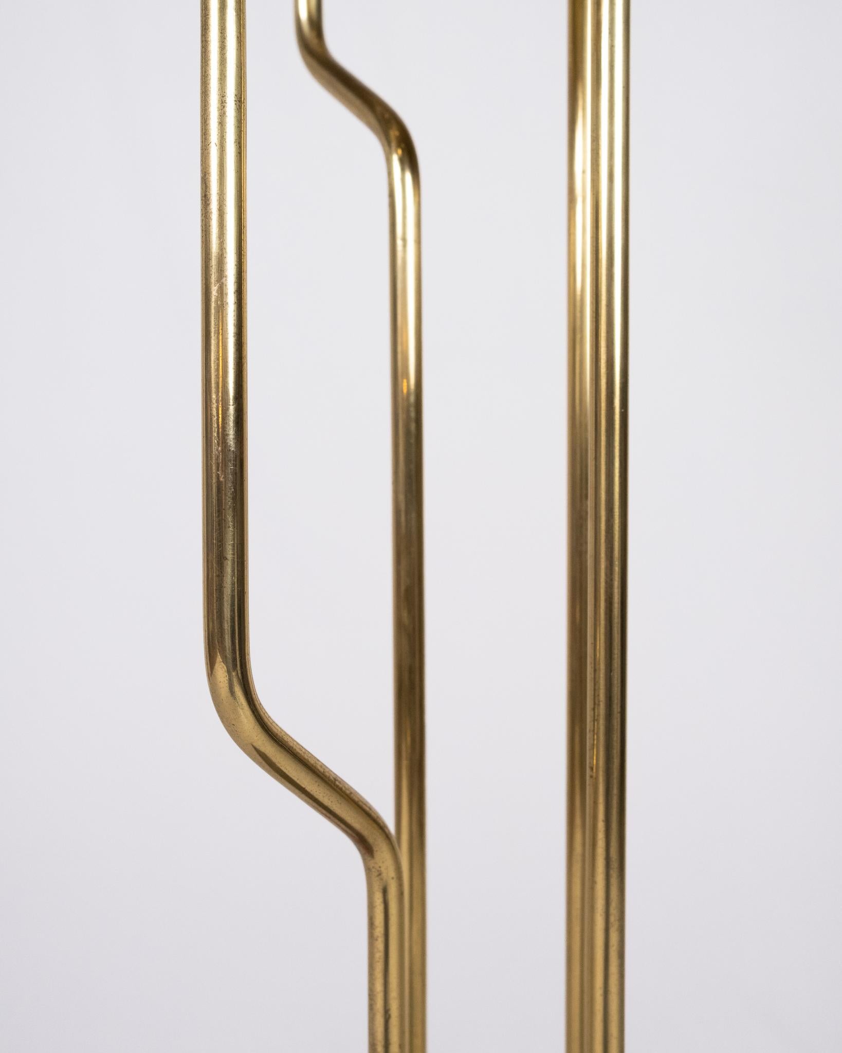 Lámpara de pie modular de latón de Goffredo Reggiani, Italia, años 70 en venta 5