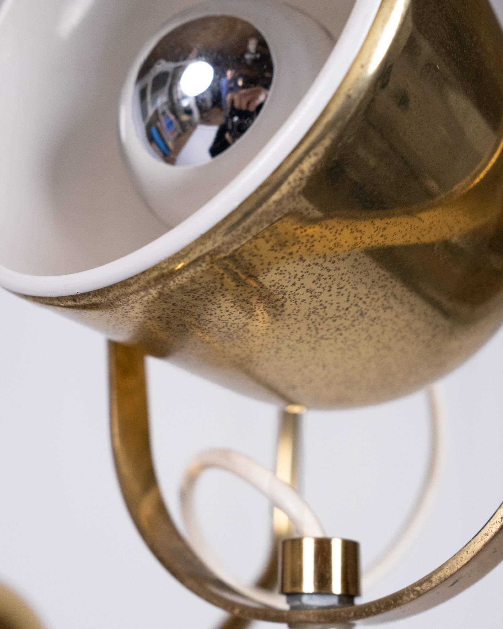 Lámpara de pie modular de latón de Goffredo Reggiani, Italia, años 70 en venta 2