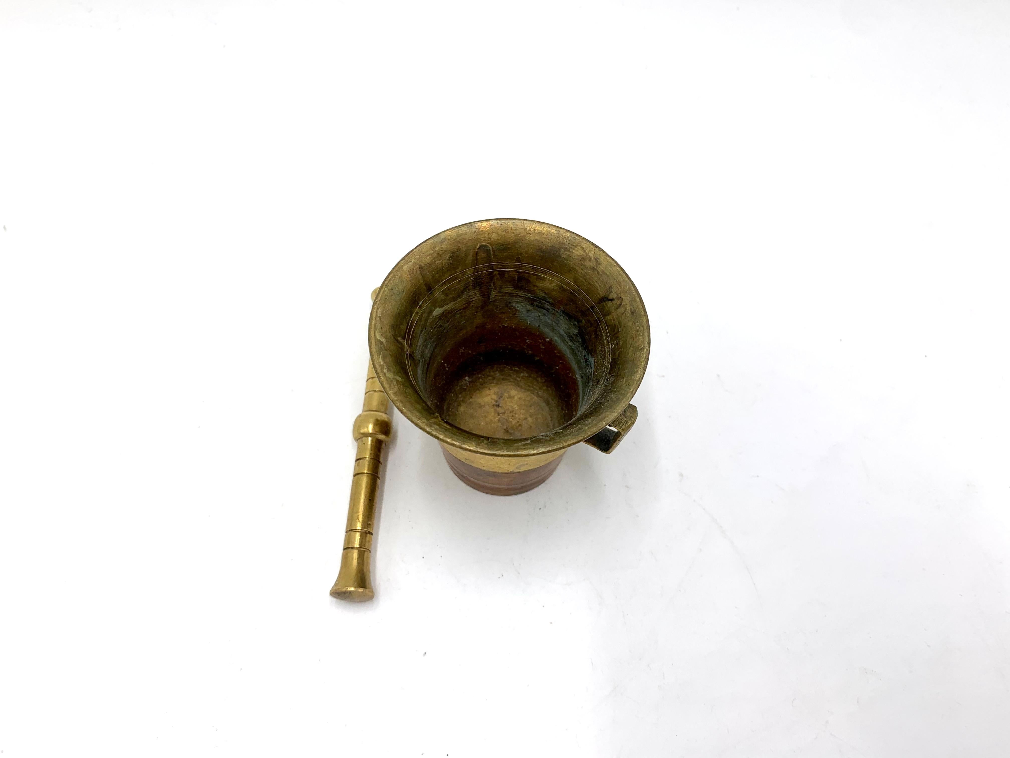 Brass Mortar In Good Condition For Sale In Chorzów, PL