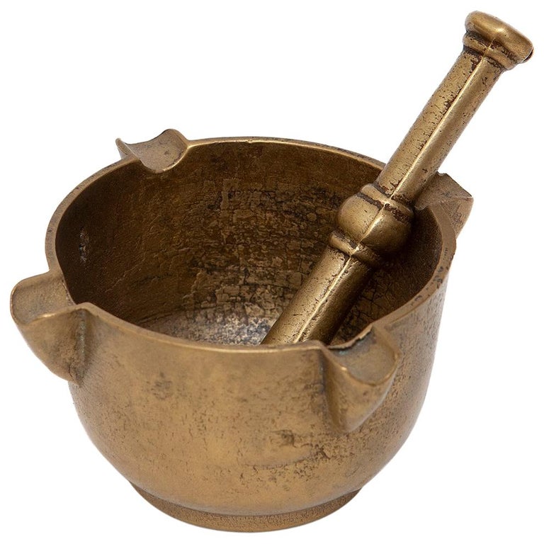 Brass Mortar and Pestle Minature For Sale at 1stDibs | mortar and pestle  brass