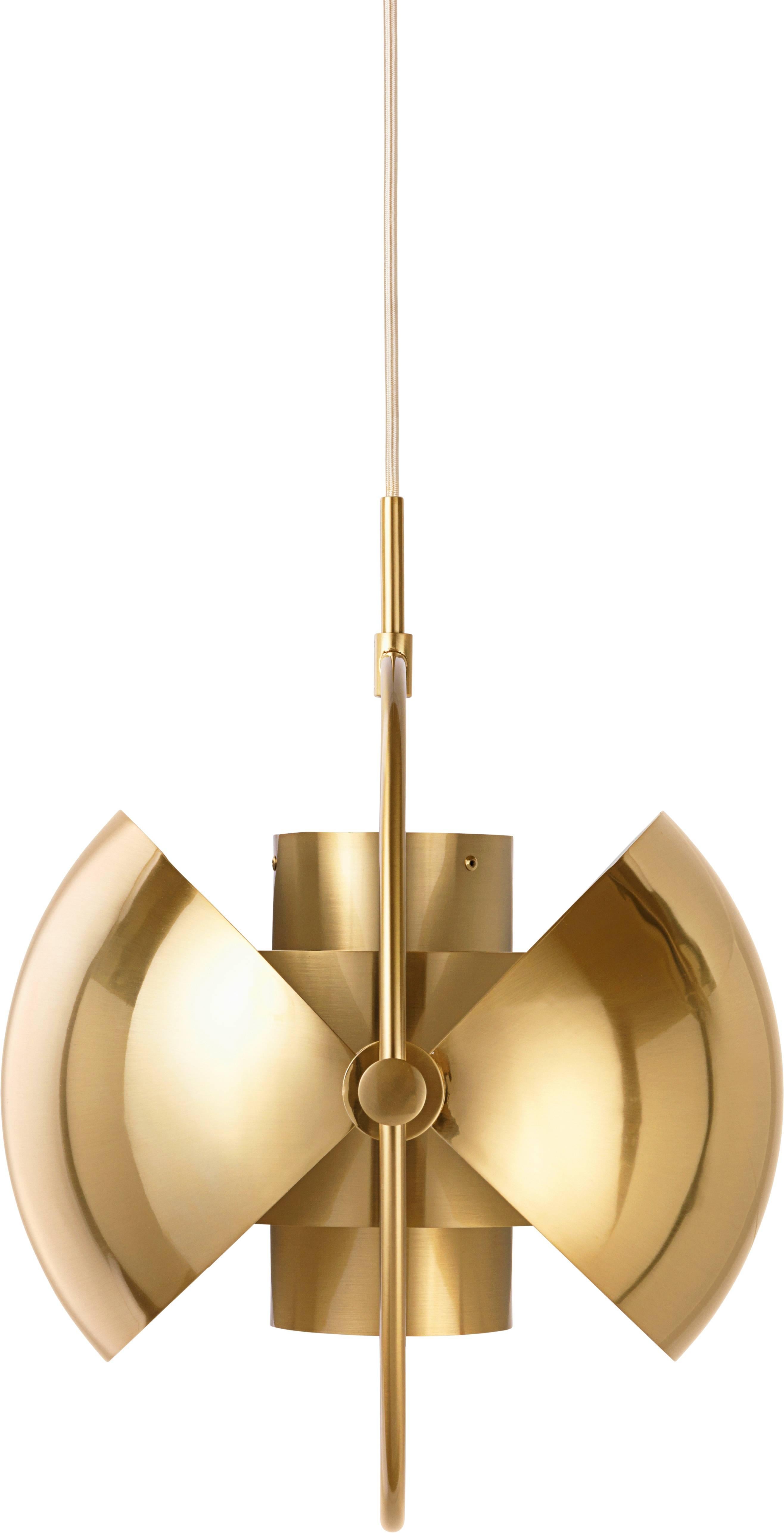 Brass Multi-Light Pendant, Louis Weisdorf 1