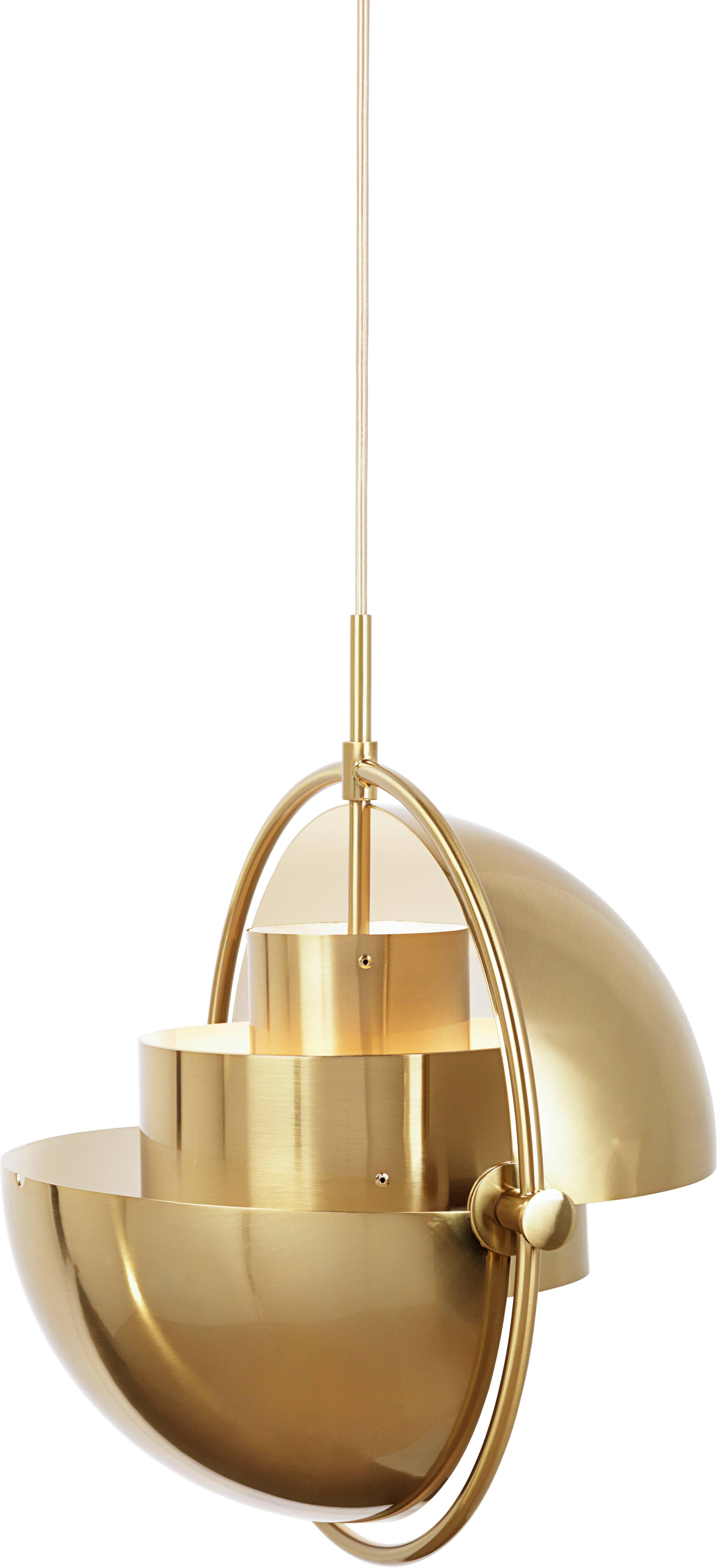 Late 20th Century Brass Multi-Light Pendant, Louis Weisdorf