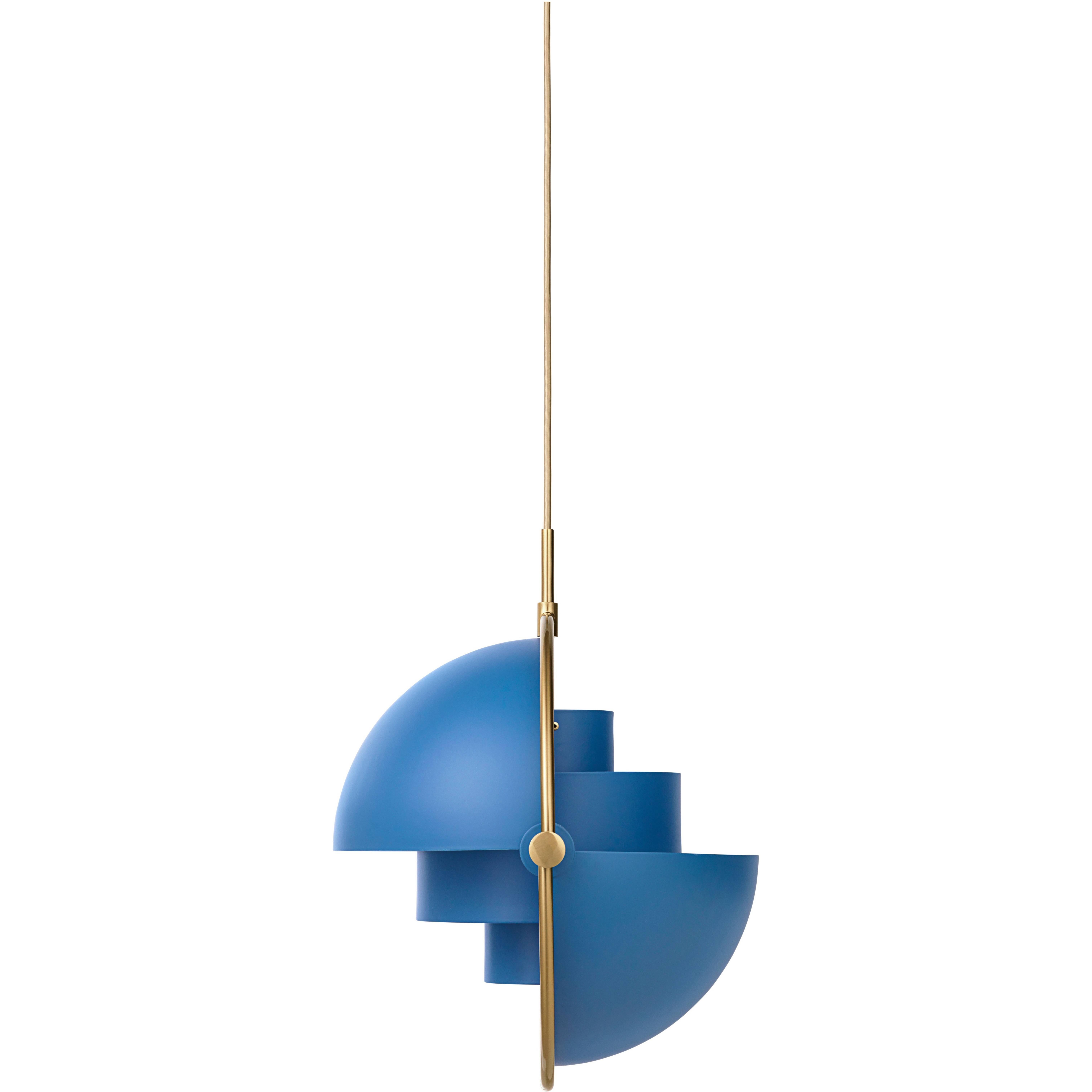 Brass Multi-Light Pendant, Louis Weisdorf