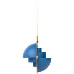 Brass Multi-Light Pendant, Louis Weisdorf
