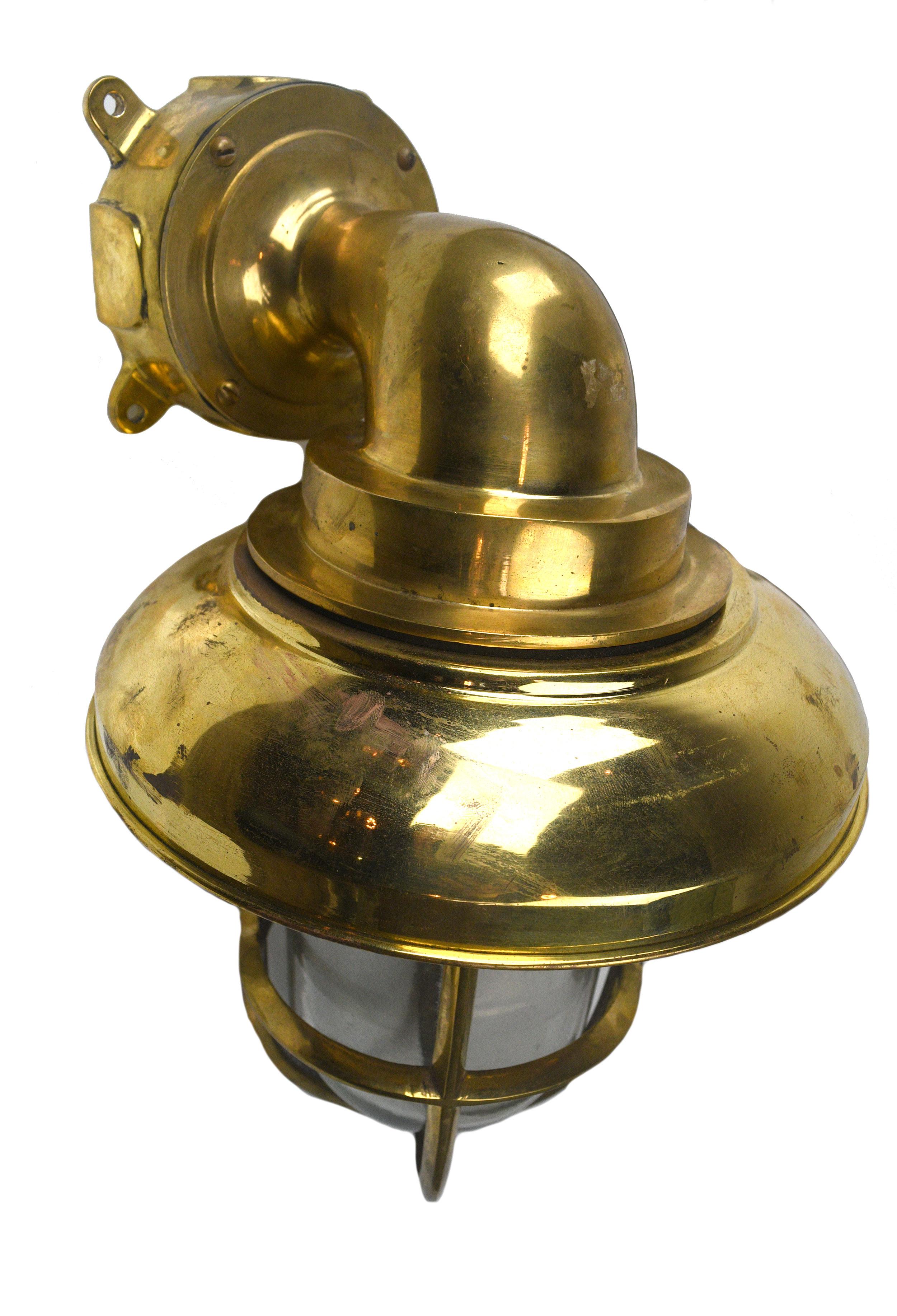 Early 20th Century Brass Nautical Sconce