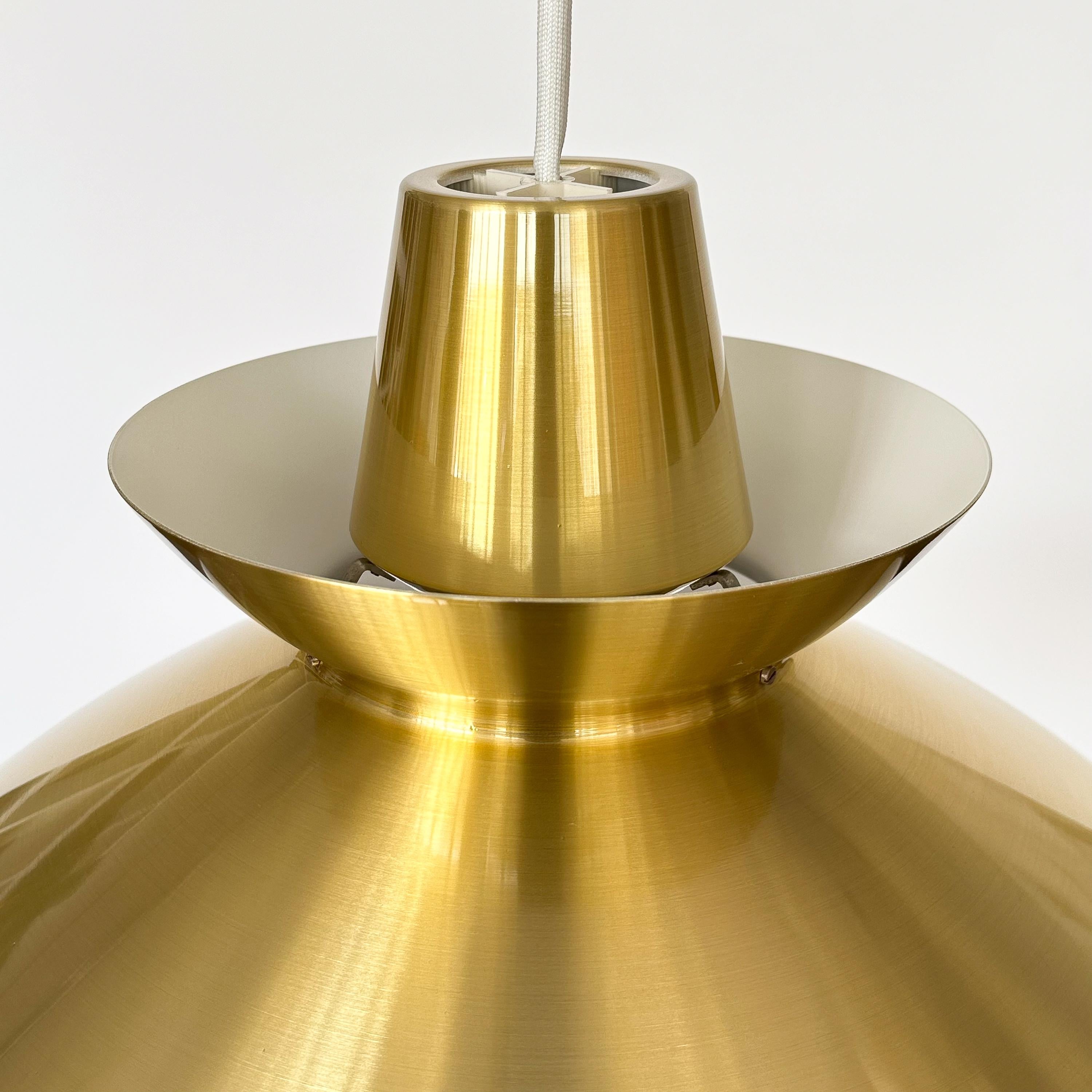 Brass “Navy” Pendant by Jørn Utzon for Nordisk Solar For Sale 4