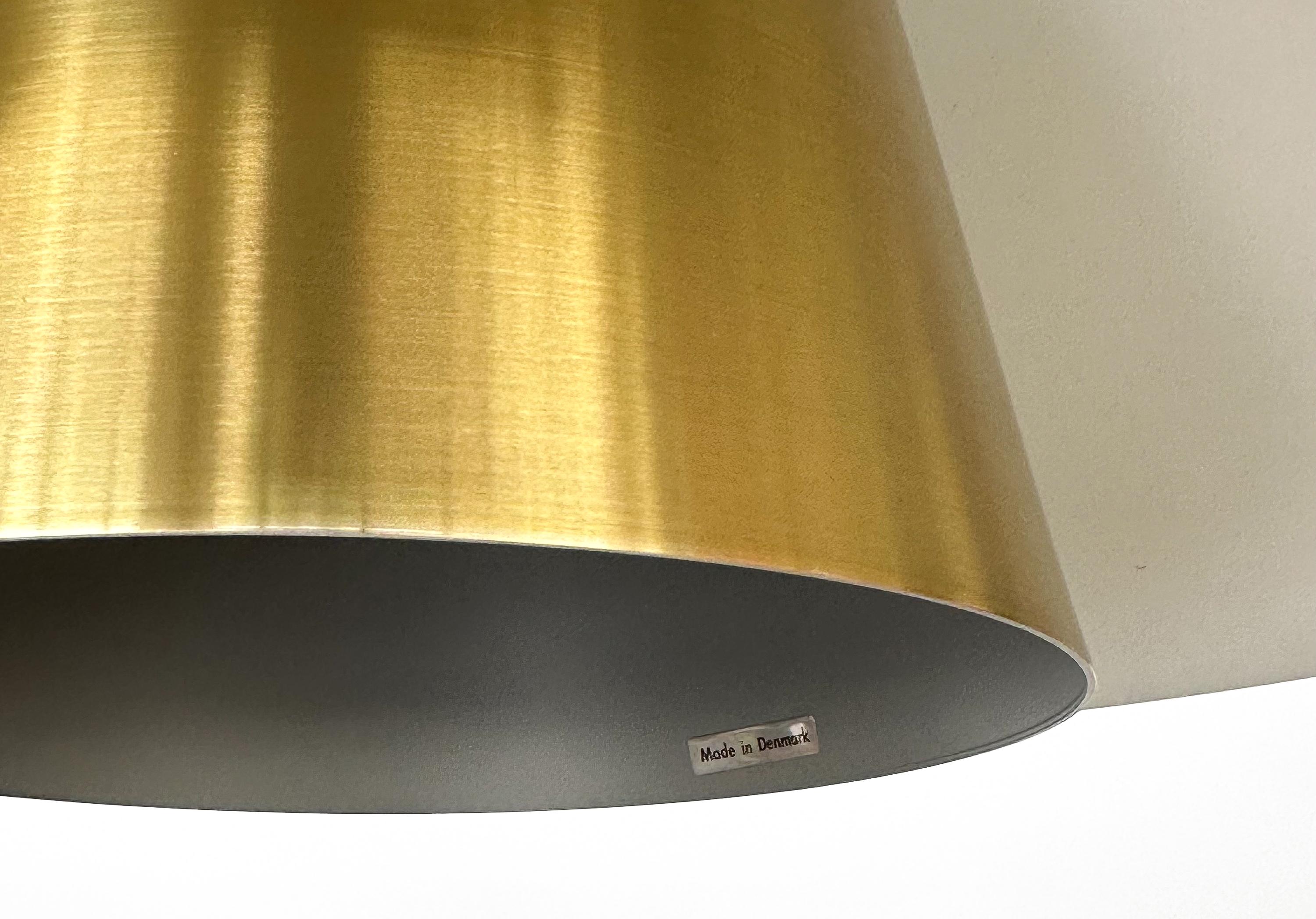 Brass “Navy” Pendant by Jørn Utzon for Nordisk Solar For Sale 5