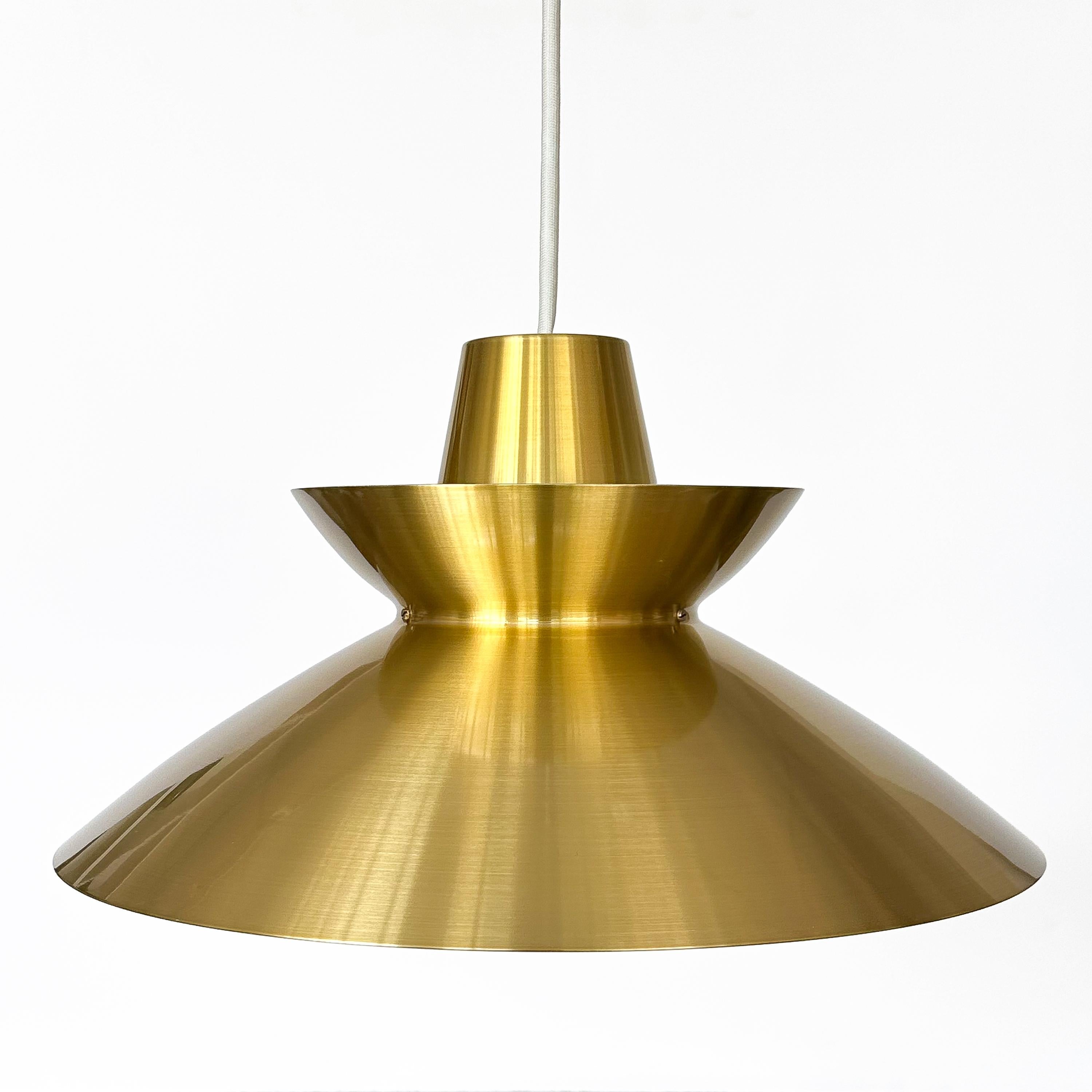 Mid-20th Century Brass “Navy” Pendant by Jørn Utzon for Nordisk Solar For Sale