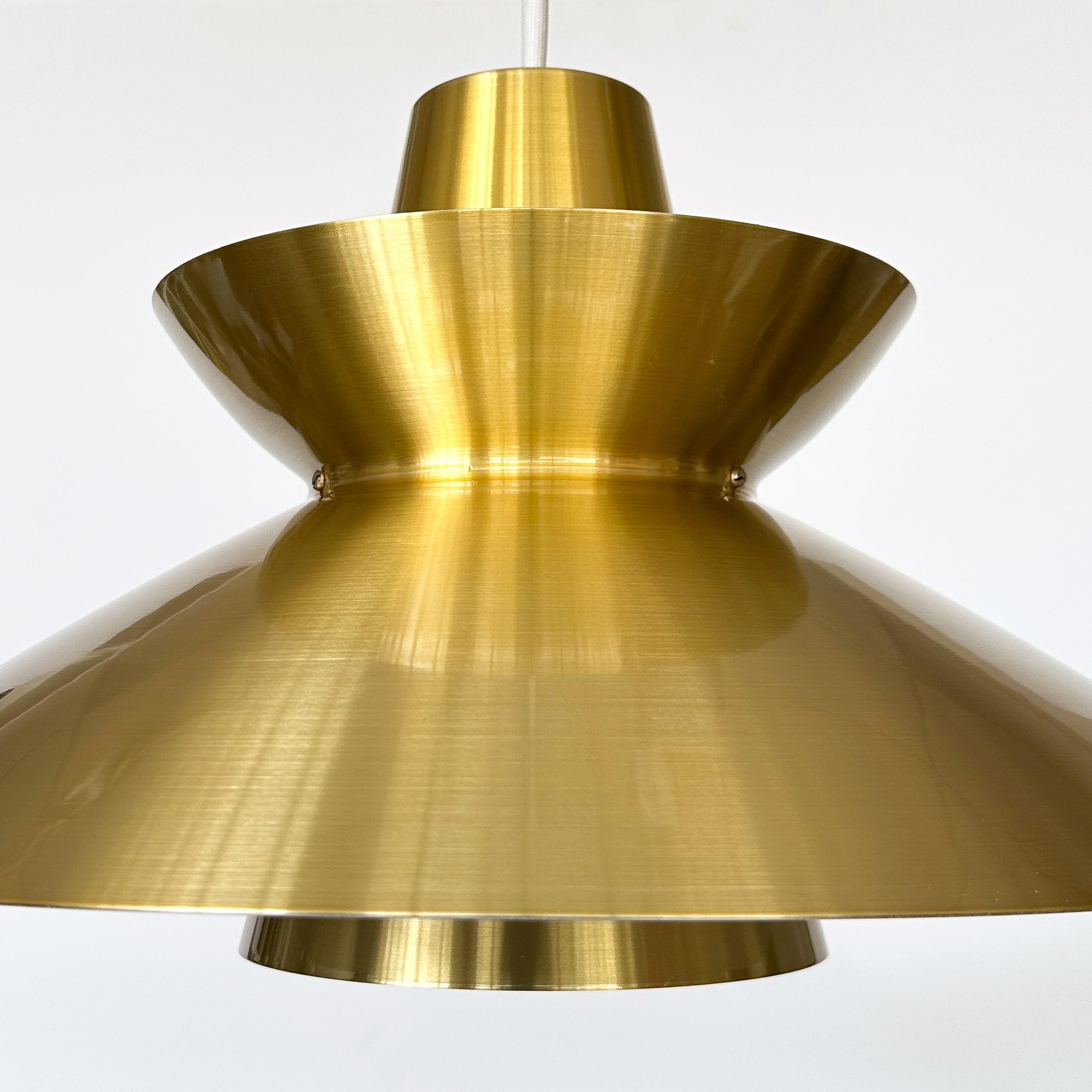 Brass “Navy” Pendant by Jørn Utzon for Nordisk Solar For Sale 1