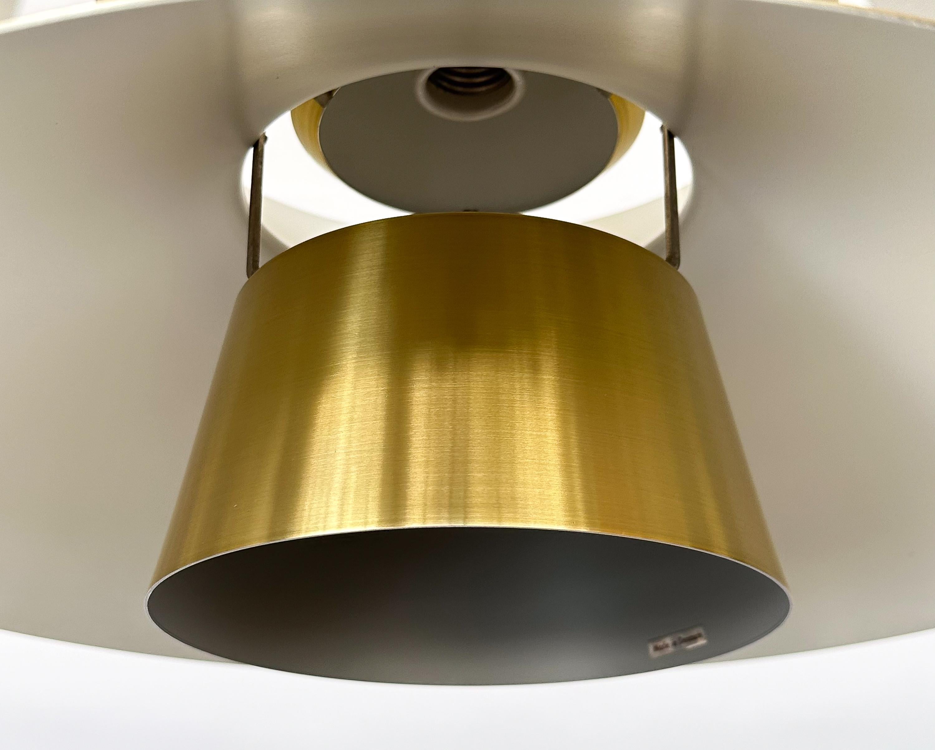 Brass “Navy” Pendant by Jørn Utzon for Nordisk Solar For Sale 2