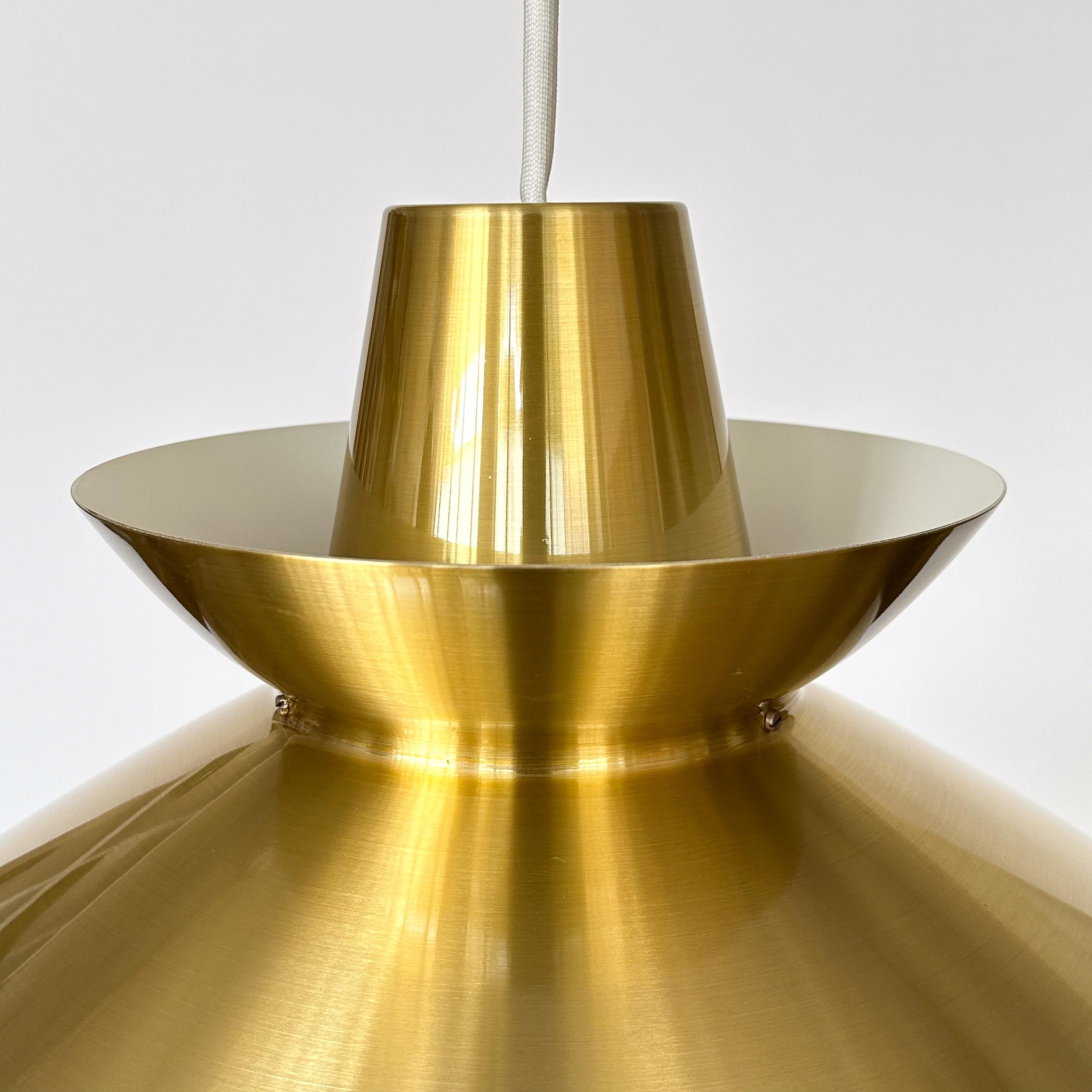 Brass “Navy” Pendant by Jørn Utzon for Nordisk Solar For Sale 3