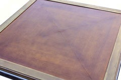 Brass Nickel Metal Wood Coffee Table