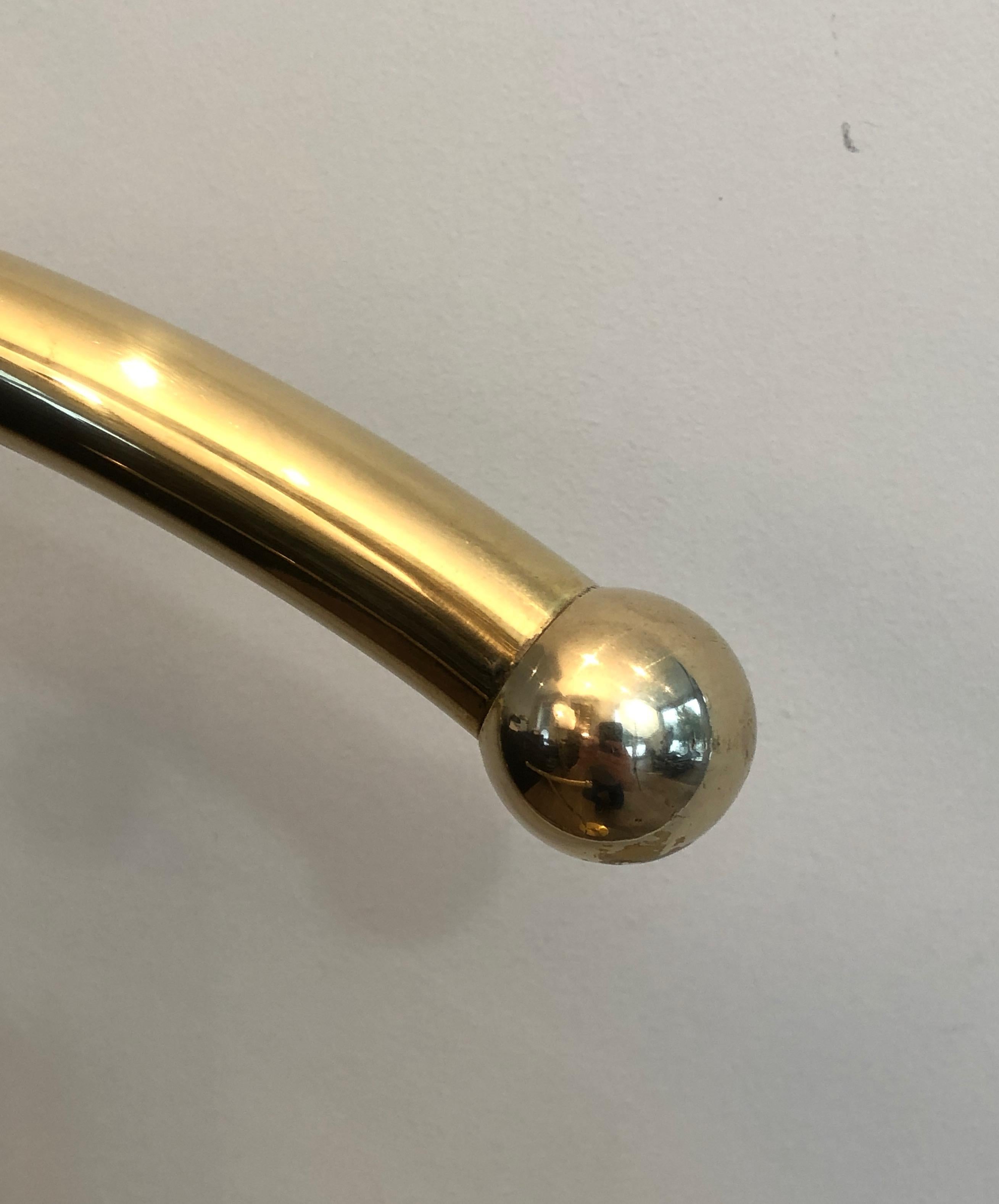 Valigetta da notte in ottone, francese, CIRCA 1970 in vendita 6