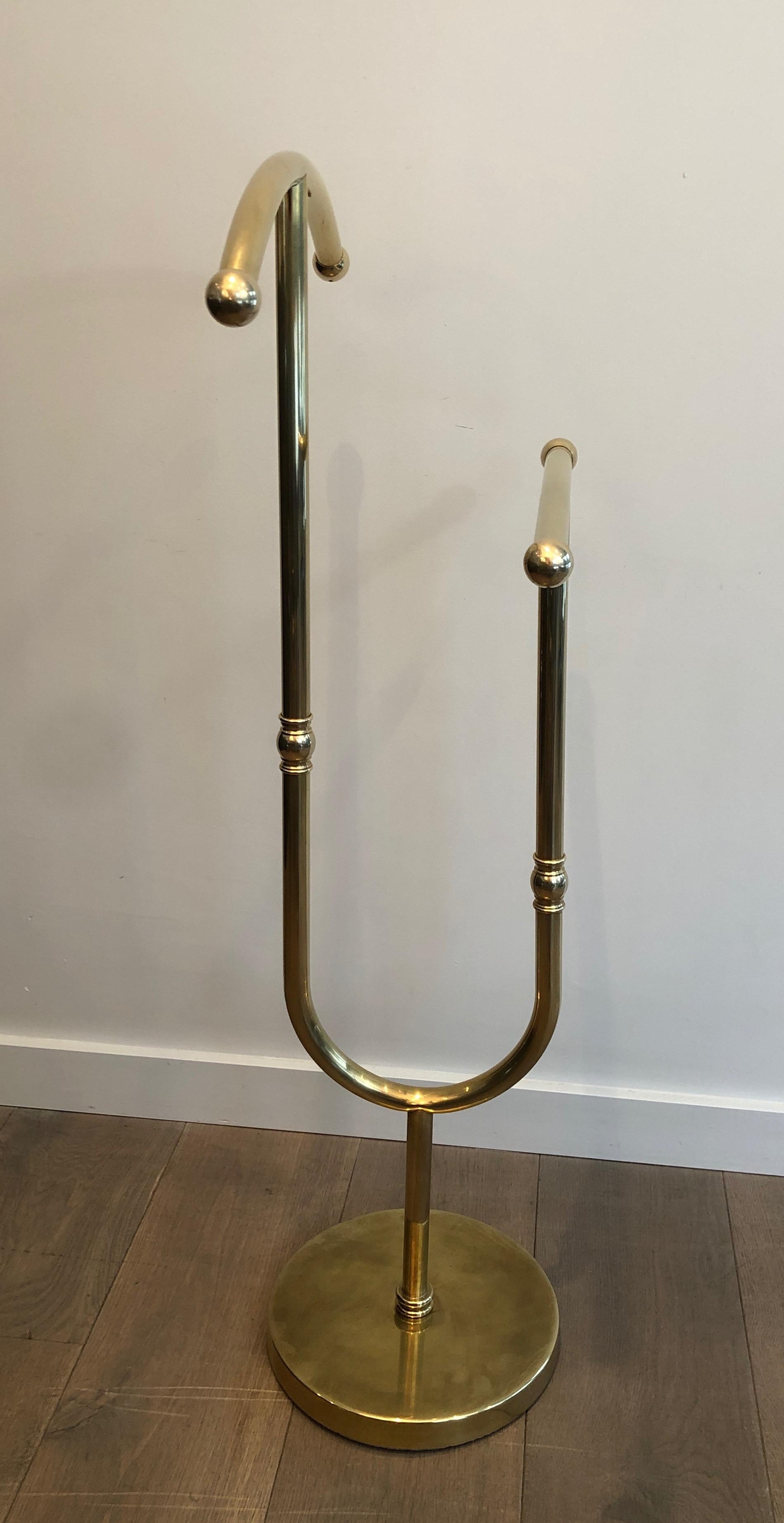 Valigetta da notte in ottone, francese, CIRCA 1970 in vendita 7