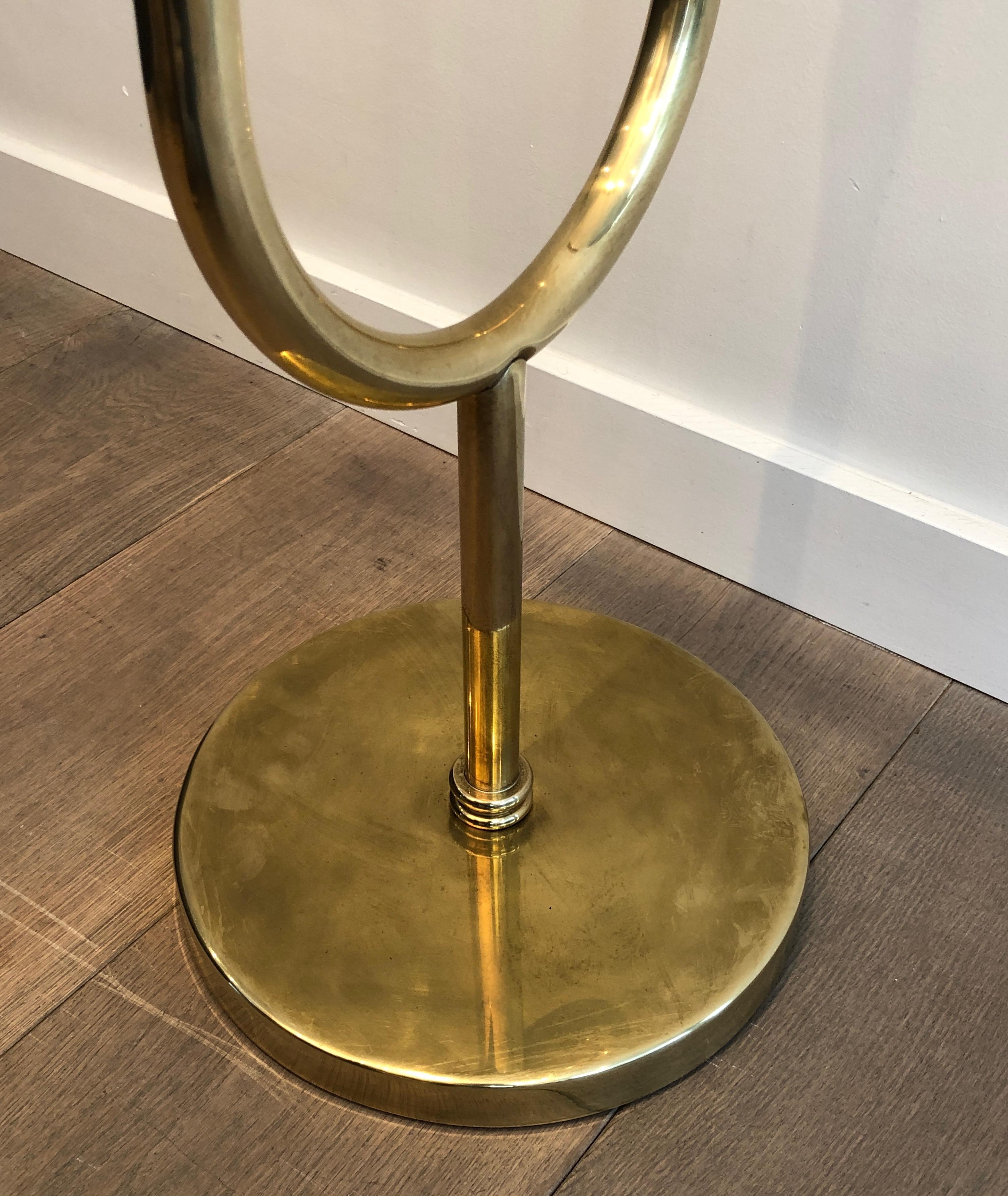 Valigetta da notte in ottone, francese, CIRCA 1970 in vendita 2