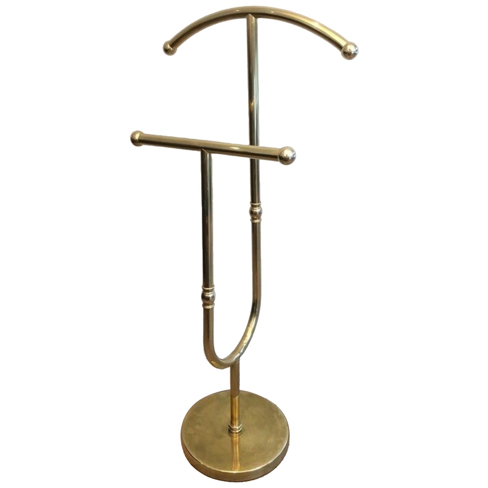 Valigetta da notte in ottone, francese, CIRCA 1970 in vendita