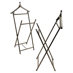 Metal Night Valet, French, Circa 1970 Set of 2