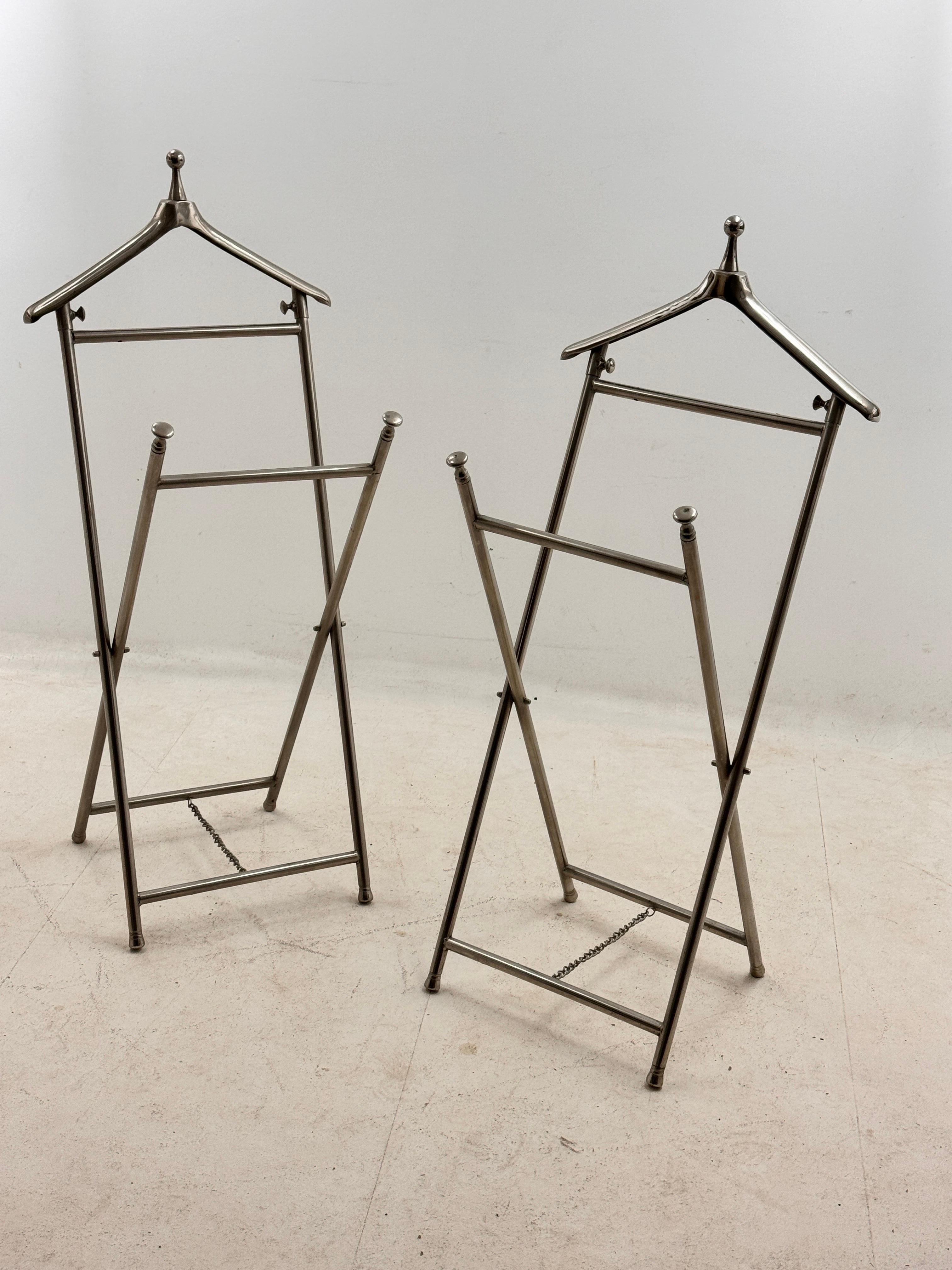 Metal Night Valet, French, Circa 1970 Set of 2 For Sale 1