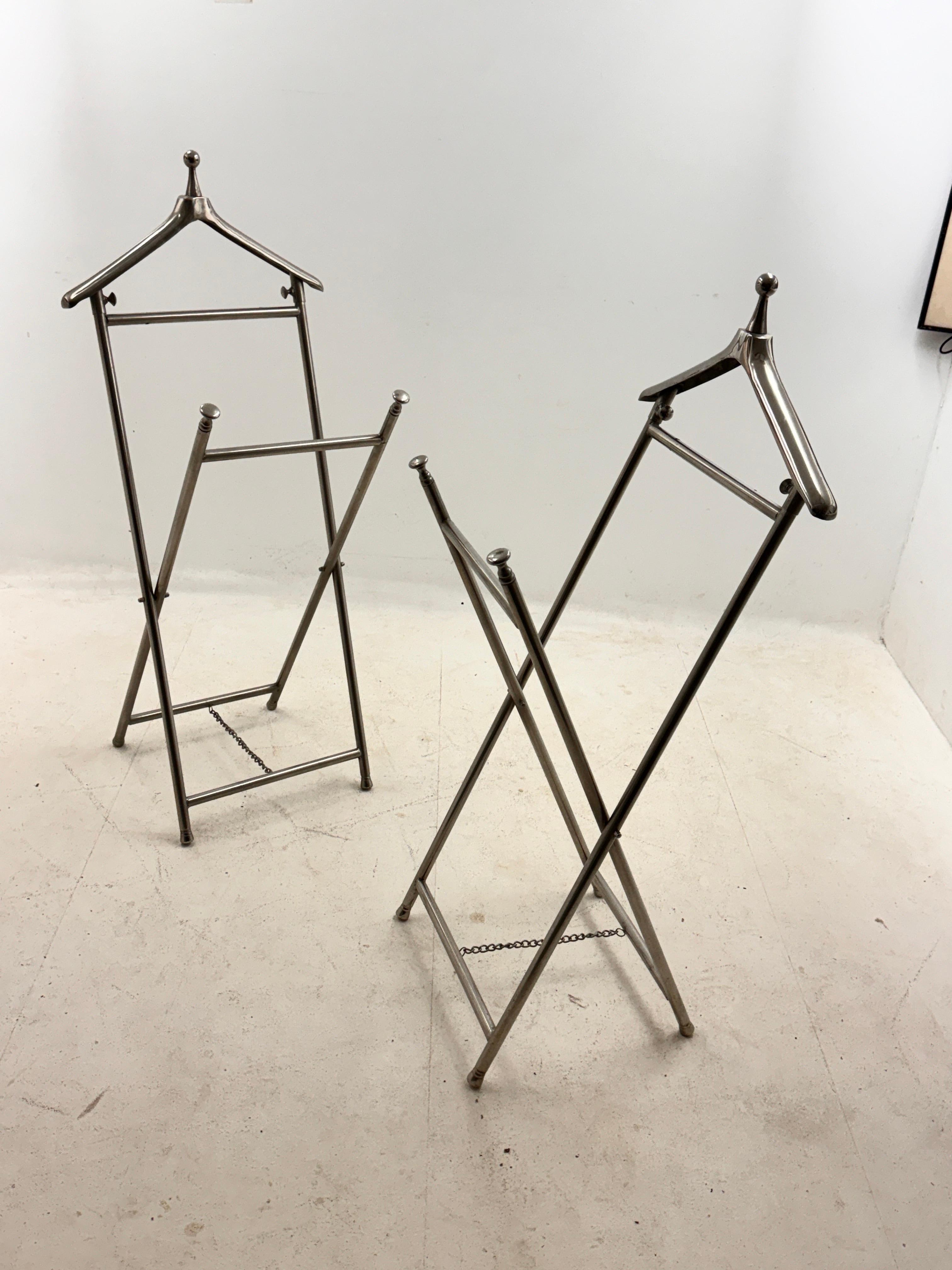 Metal Night Valet, French, Circa 1970 Set of 2 For Sale 2