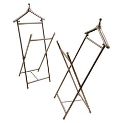 Metal Night Valet, French, Circa 1970 Set of 2
