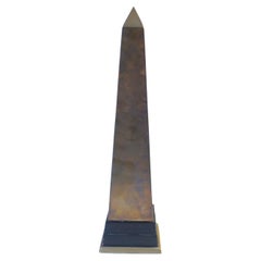 Used Brass Obelisk, Tall