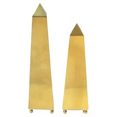 Brass Obelisks, Set/Pair