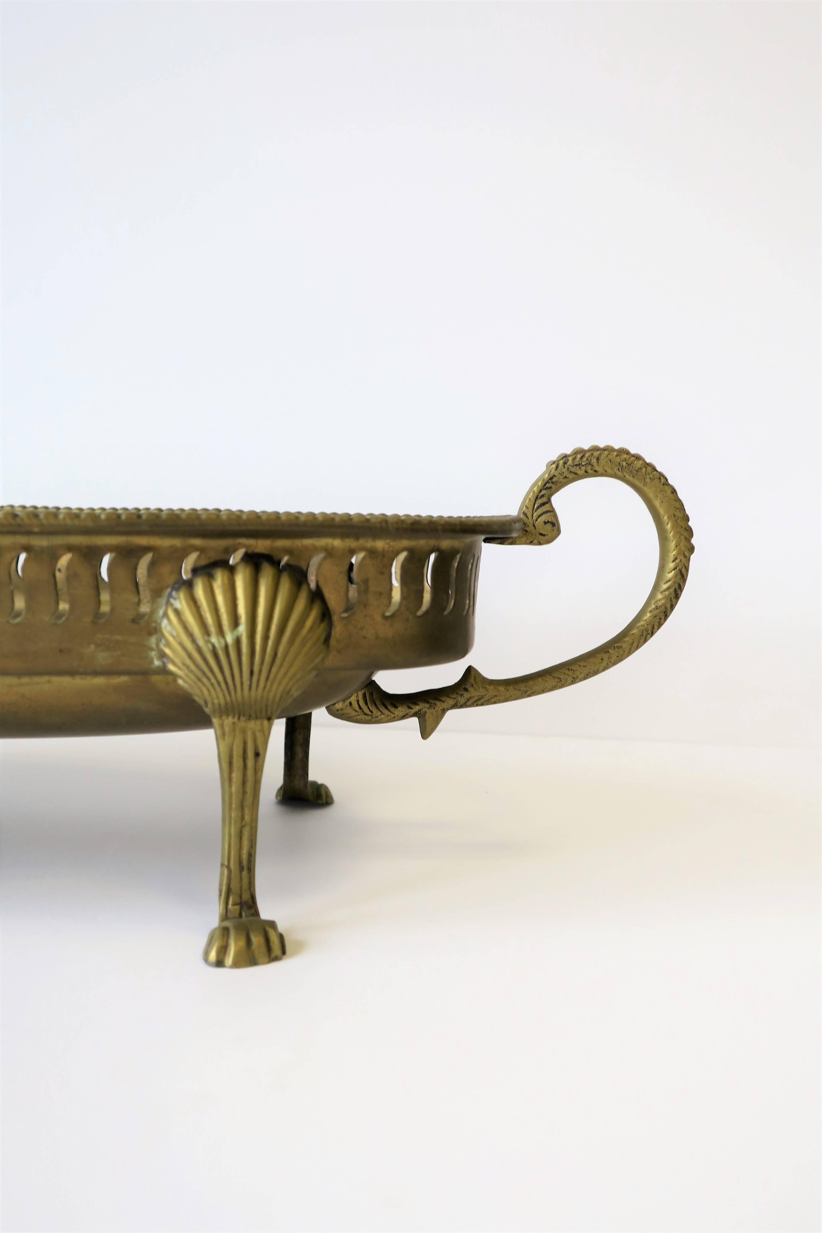 Brass Oblong Centerpiece or Vide-Poche Vessel 3