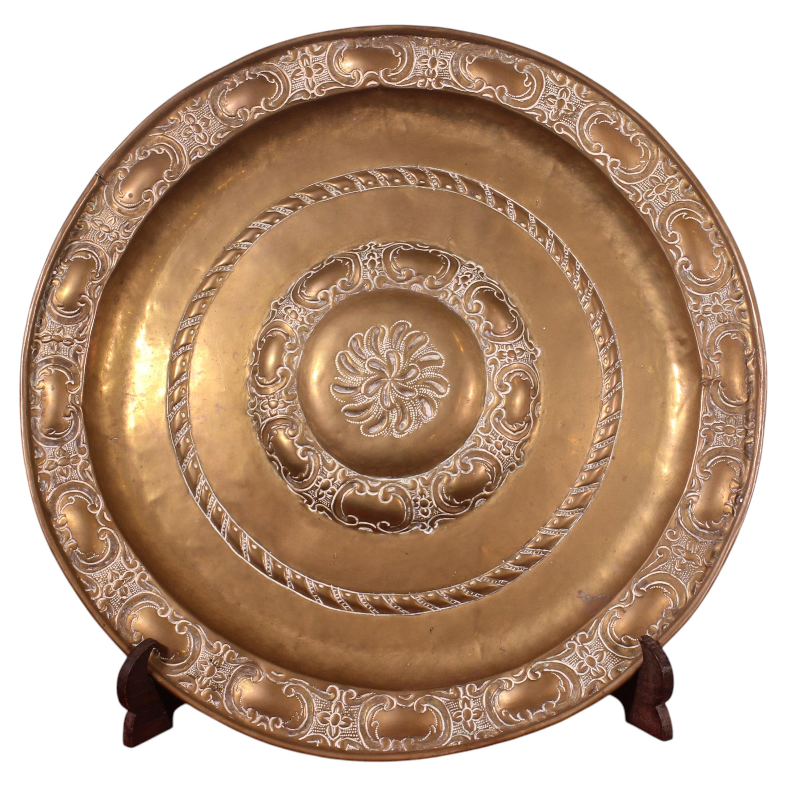 Brass Offering Dish - France, 18th Century