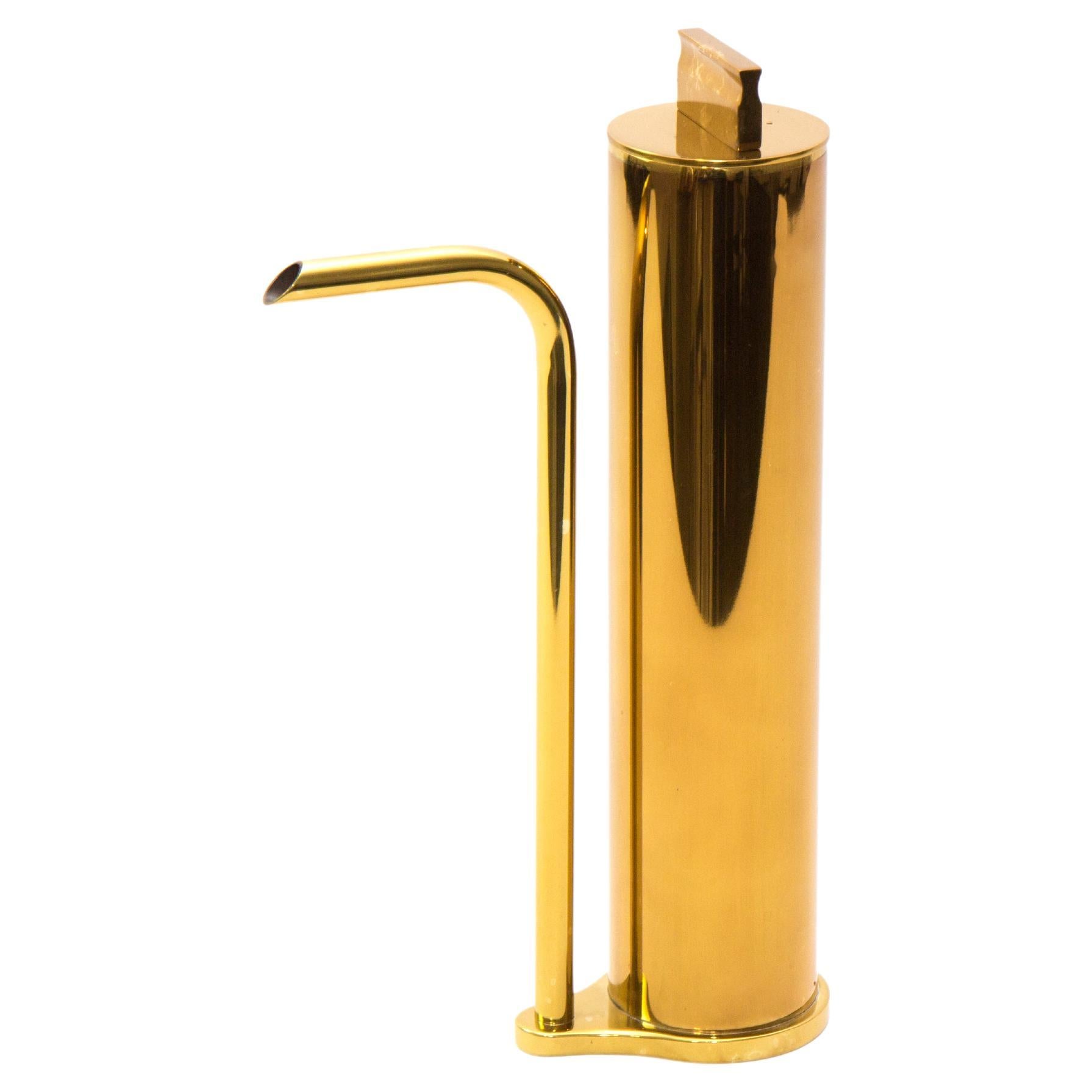Brass Oil Decanter by Gentner Design For Sale
