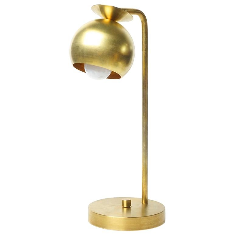 Brass Orbit Table Light For Sale
