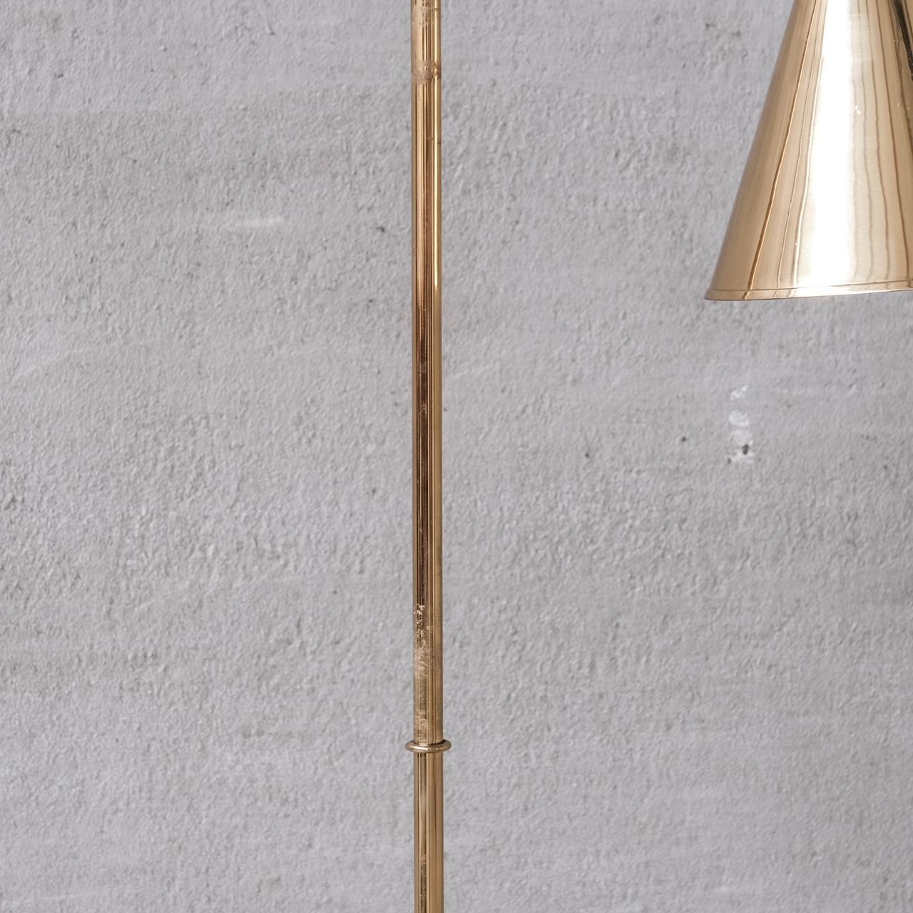 20th Century Brass Original Mid-Century Spanish Floor Lamp by Valenti