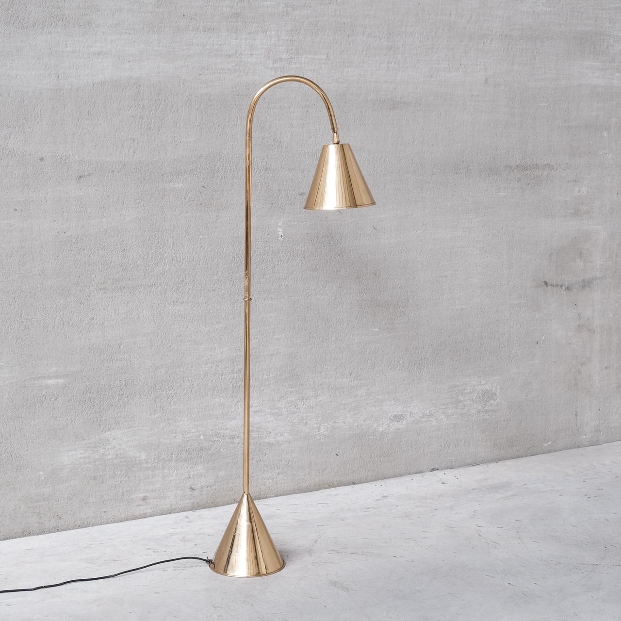 Brass Original Mid-Century Spanish Floor Lamp by Valenti 5
