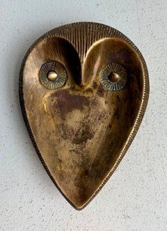 Brass Owl Trinket Jewelry Dish by Jonathan Adler