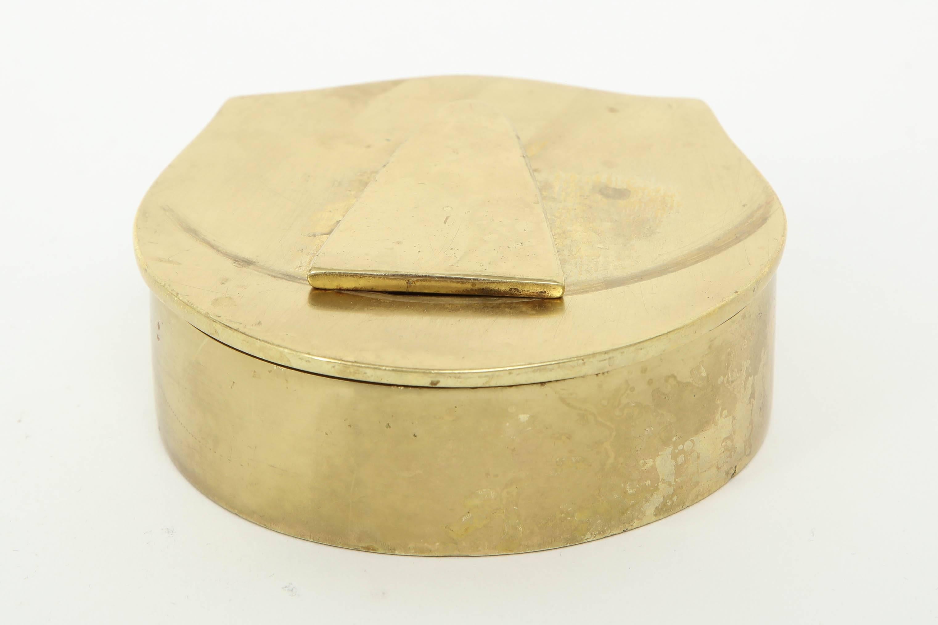 Brass Padlock Keepsake Box 2