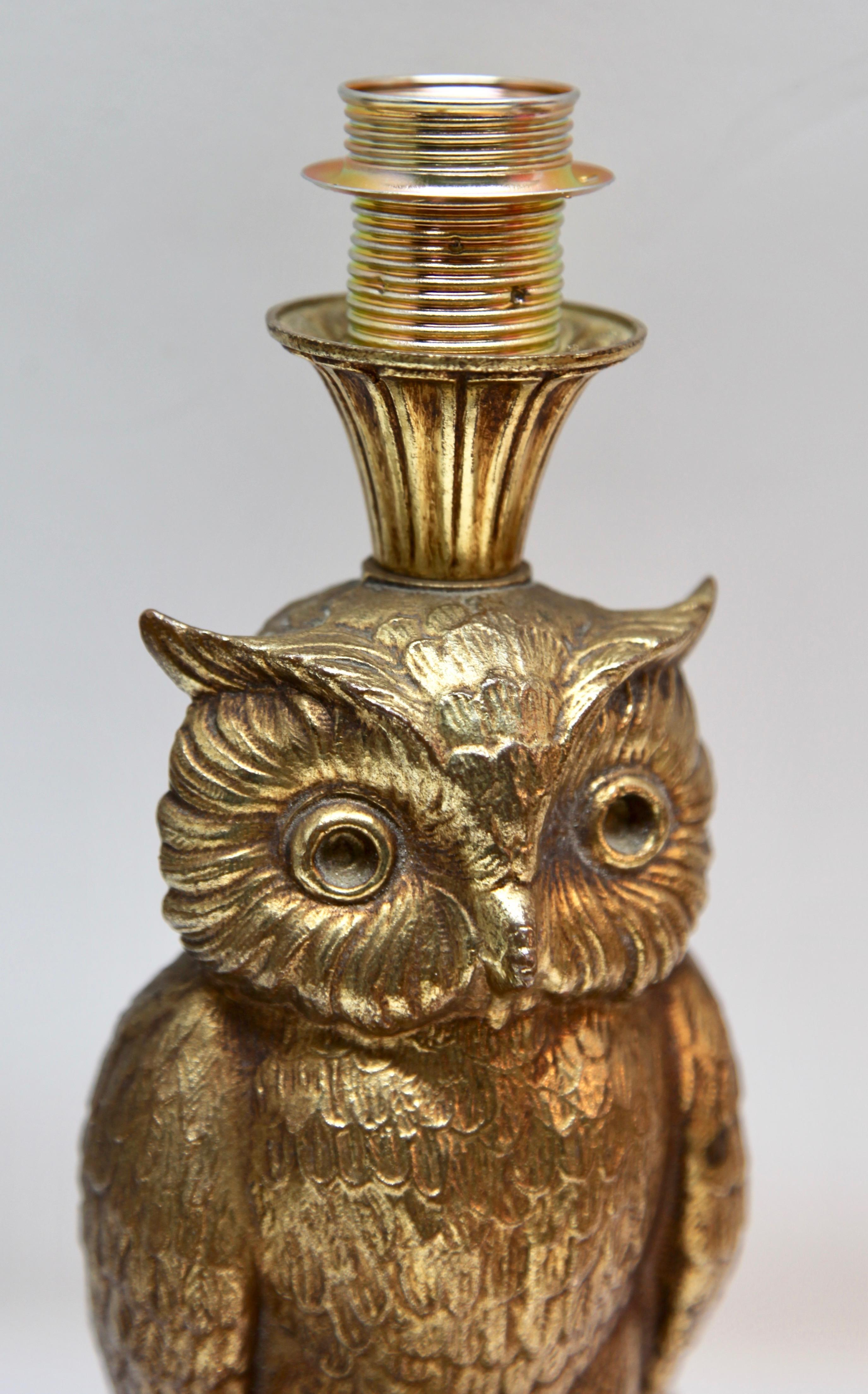 owl lamp vintage