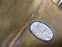 Brass Palm Frond Floor Lamps, Hart Associates, 1980