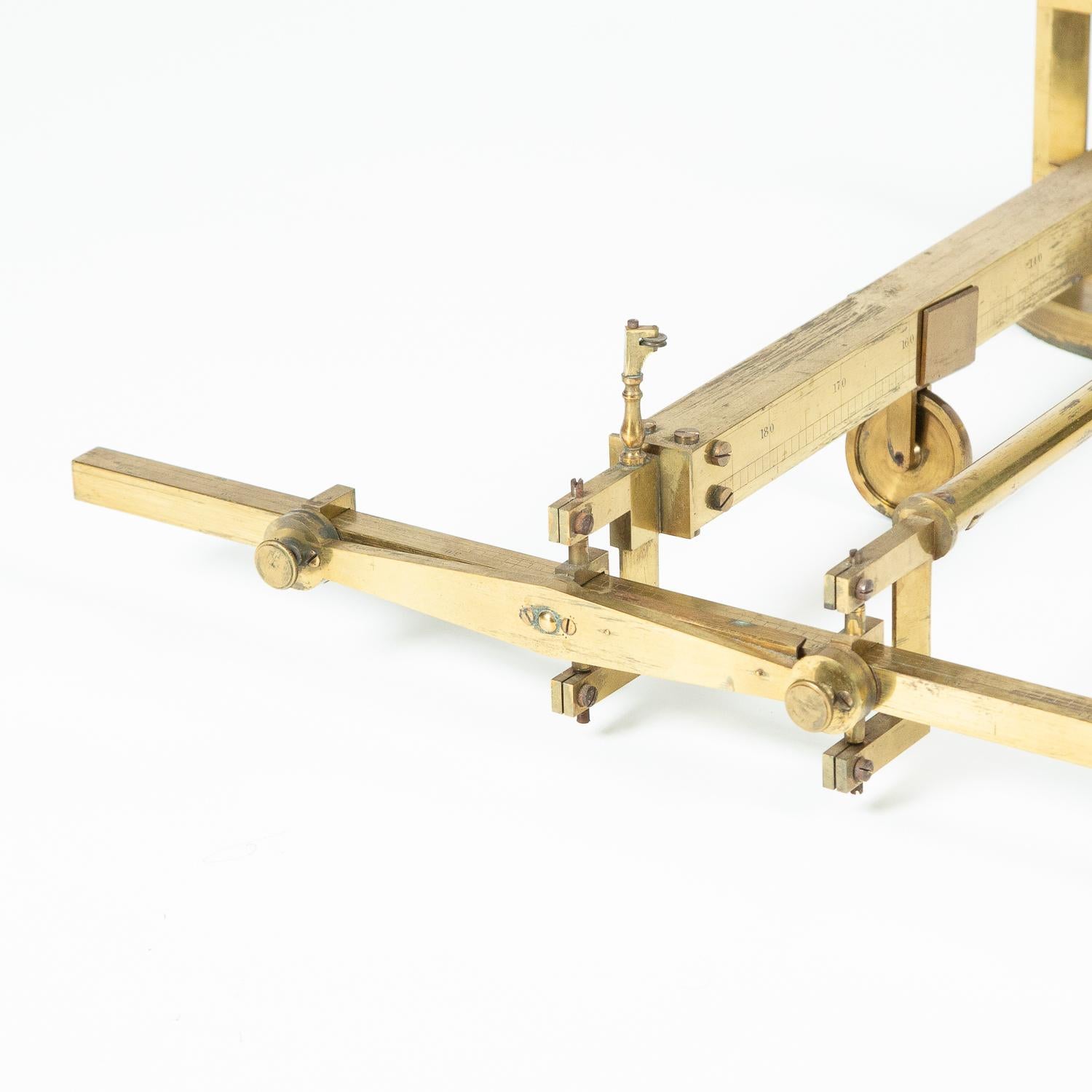 Brass pantograph by Thomas Dunn of Edinburgh, circa 1845 For Sale 5