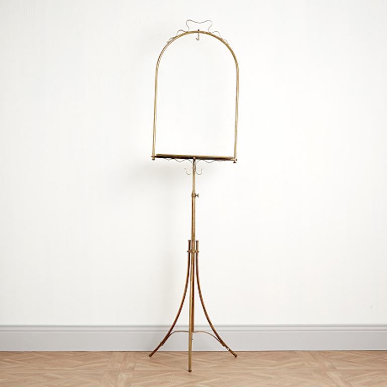Brass Parrot Bird Cage Stand, Early 20th Century at 1stDibs