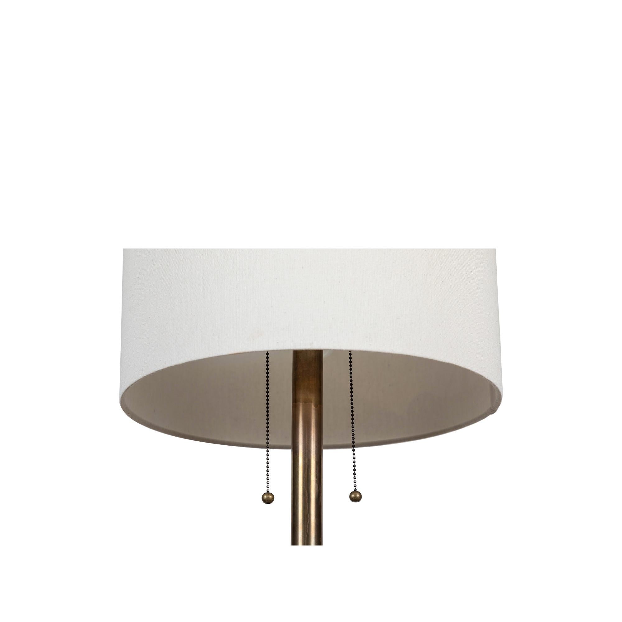 Mid-Century Modern Brass Paul Floor Lamp by Lawson-Fenning For Sale