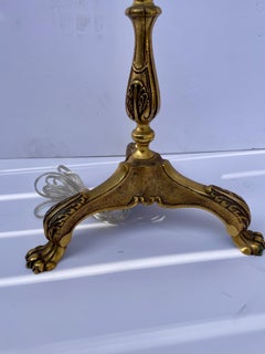 Brass Paw Foot Floor Lamp