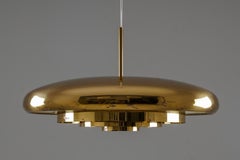 Pendentif en laiton par Eje Ahlgren pour Bergboms, Suède, 1960s