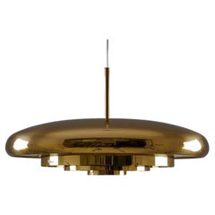 Brass Pendant by Eje Ahlgren for Bergboms, Sweden, 1960s Brass Pendant by Eje Ahlgren for Bergboms, Sweden, 1960s