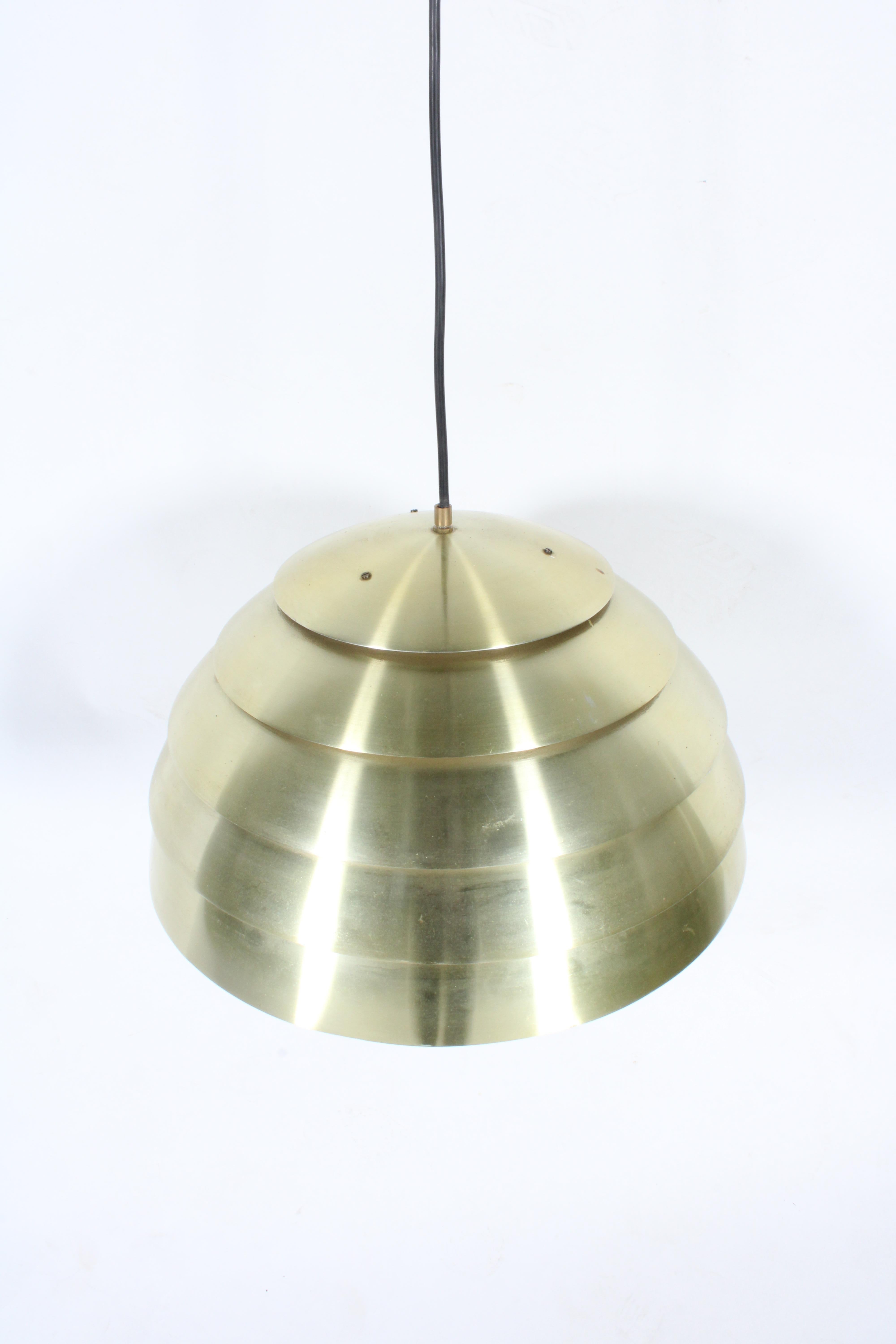 Swedish Brass Pendant by Hans Agne Jakobsson - Free International Delivery For Sale