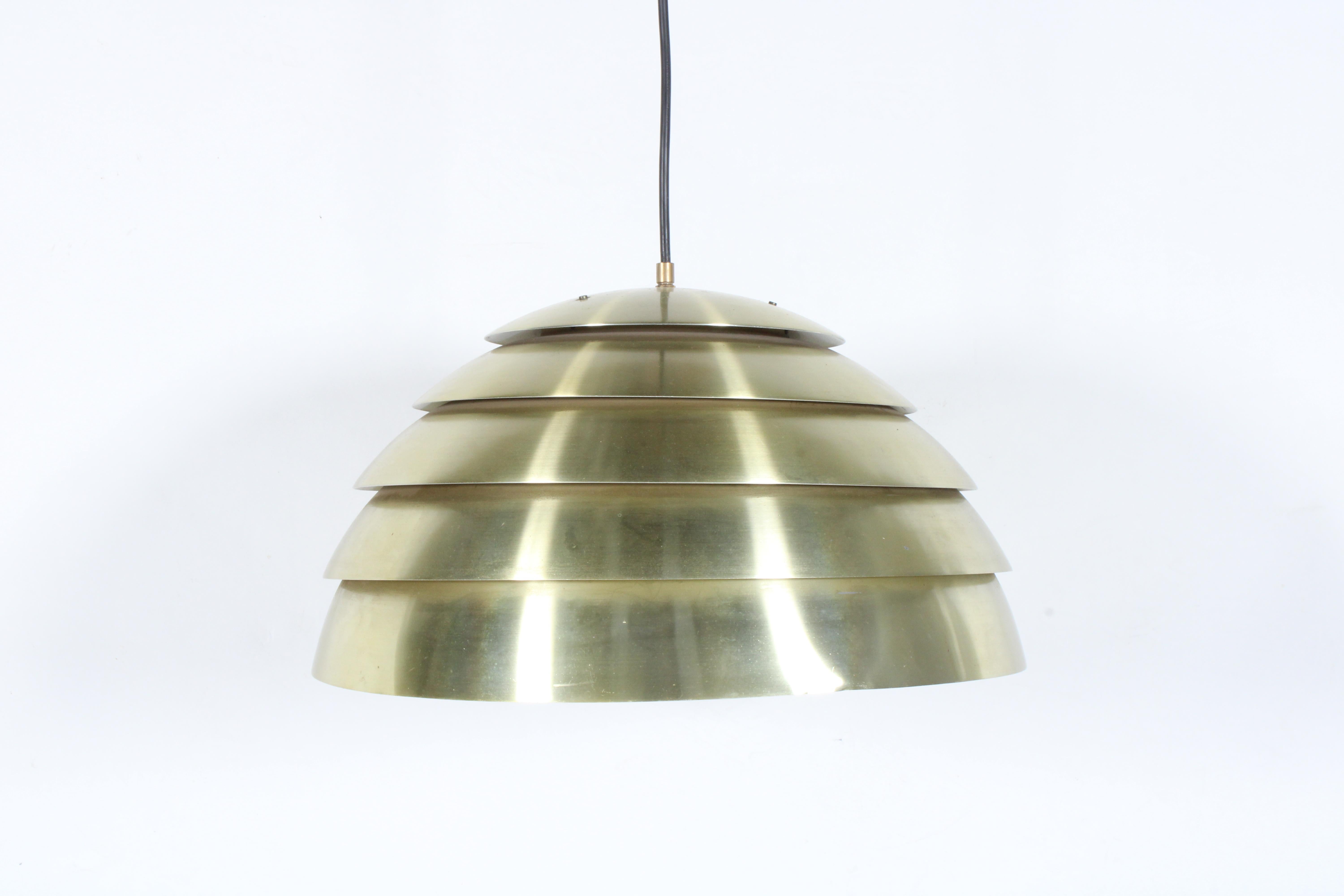 Plated Brass Pendant by Hans Agne Jakobsson - Free International Delivery For Sale