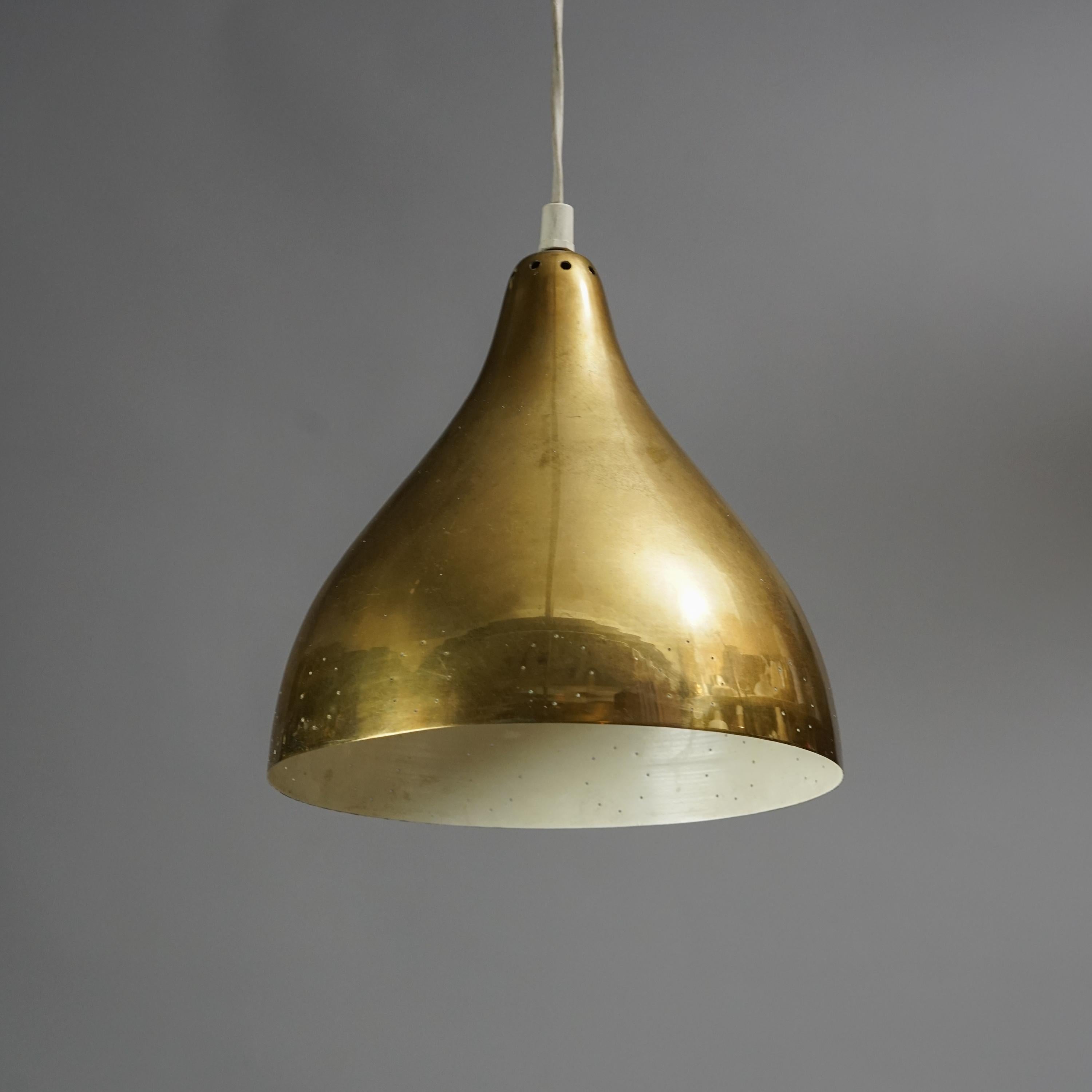 20th Century Brass Pendant by Itsu Finland, Mid 1900s For Sale