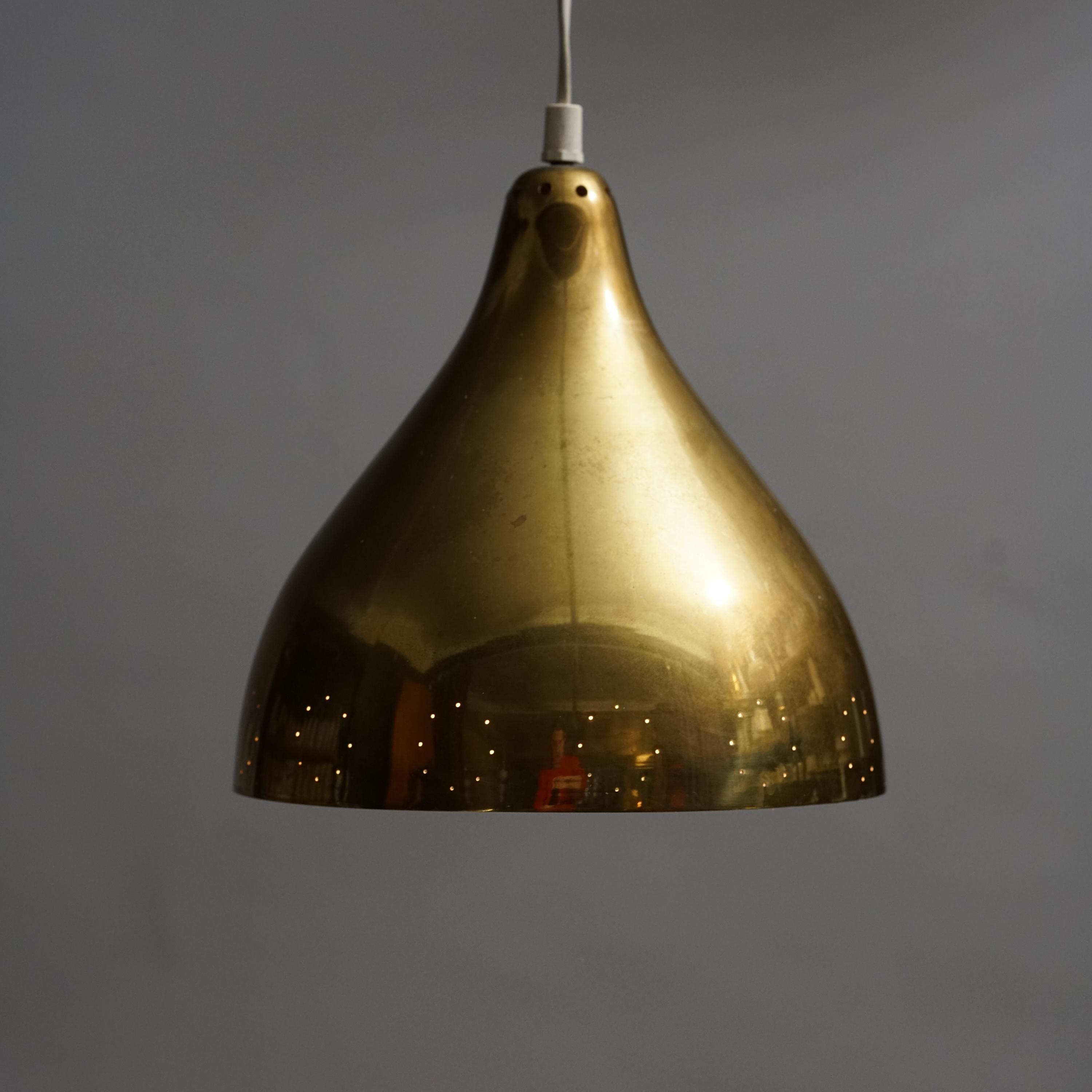 Brass Pendant by Itsu Finland, Mid 1900s For Sale 1