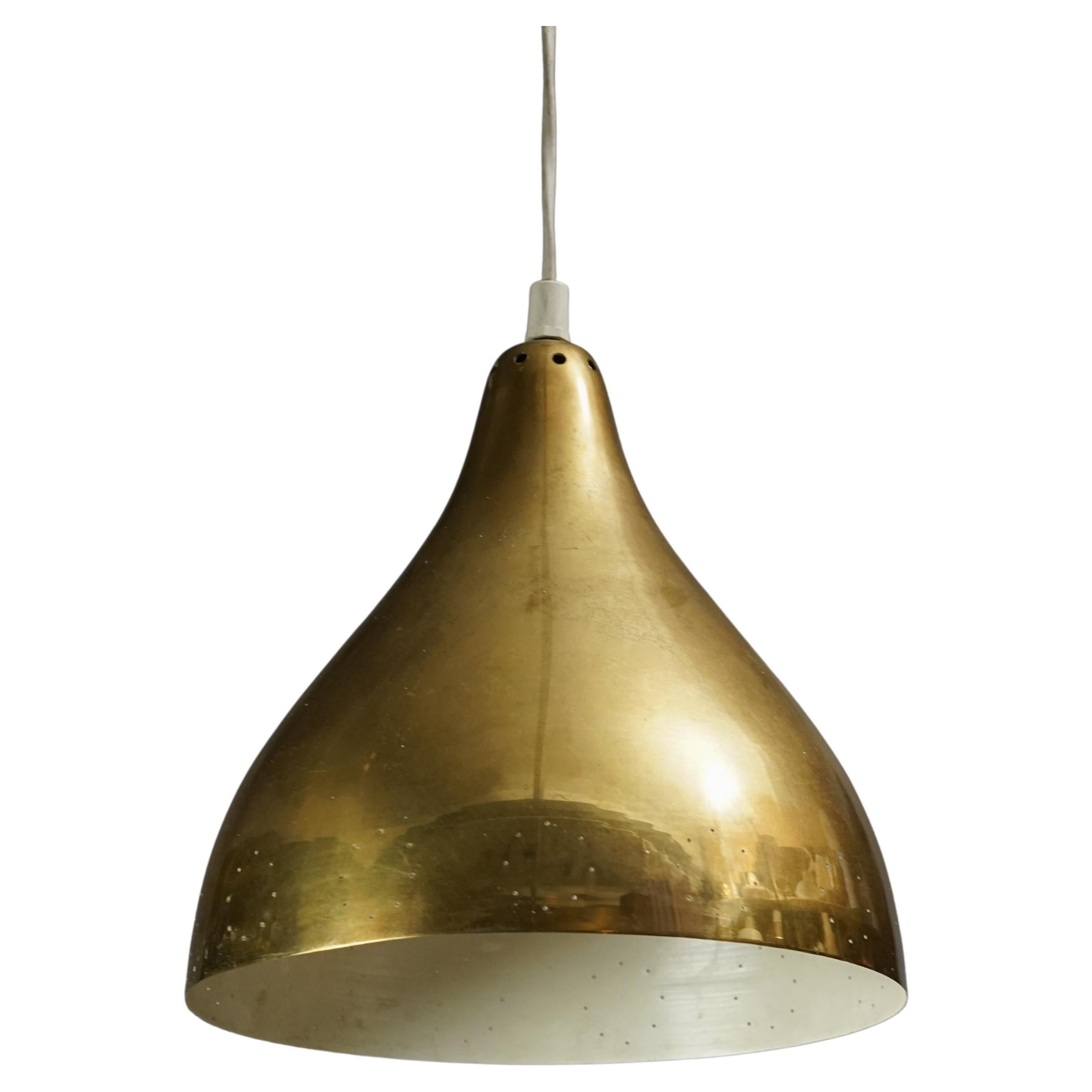 Brass Pendant by Itsu Finland, Mid 1900s For Sale