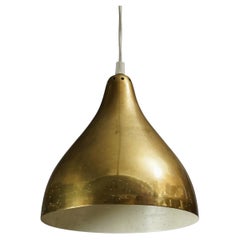 Vintage Brass Pendant by Itsu Finland, Mid 1900s
